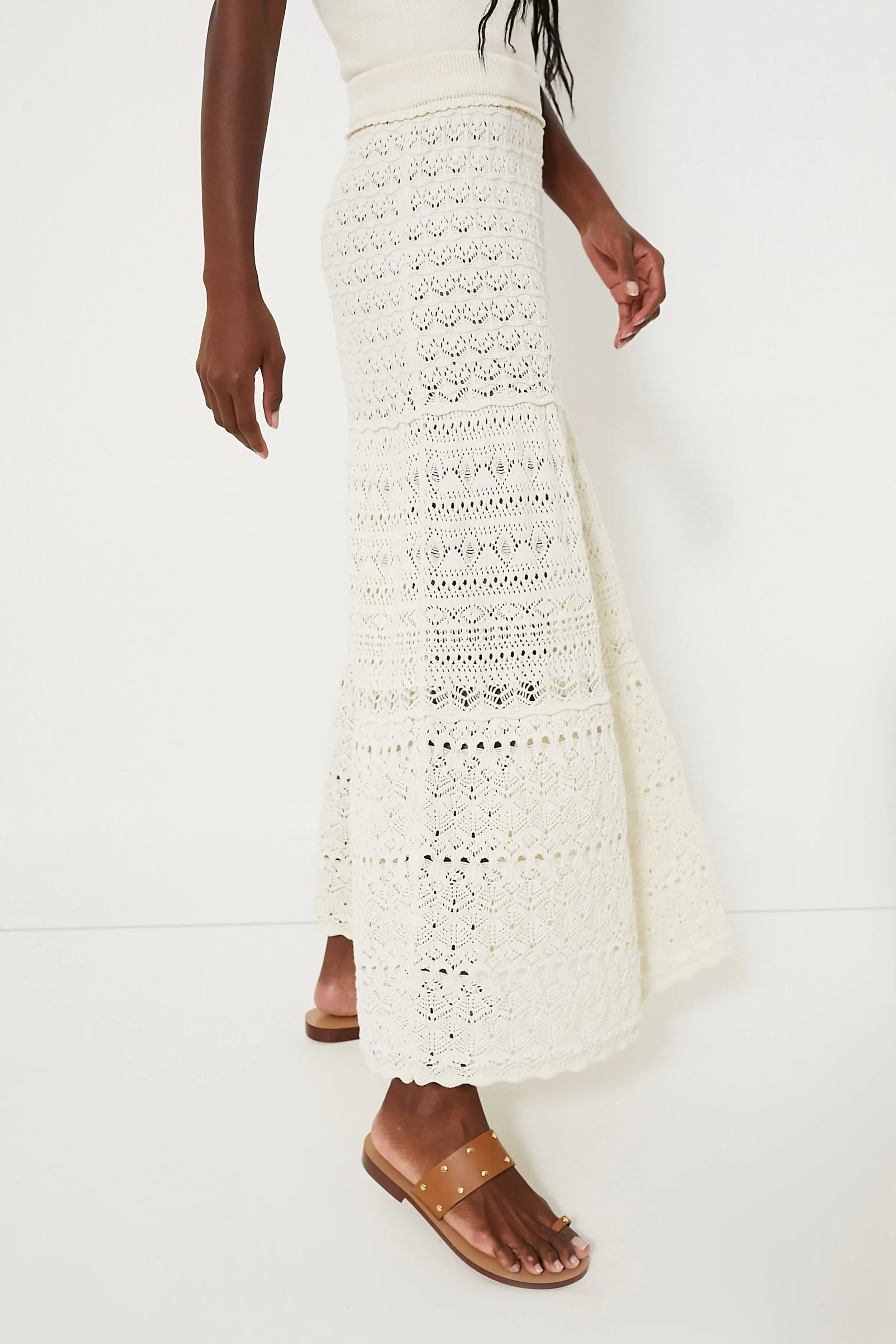 Ecru Josh Maxi Skirt