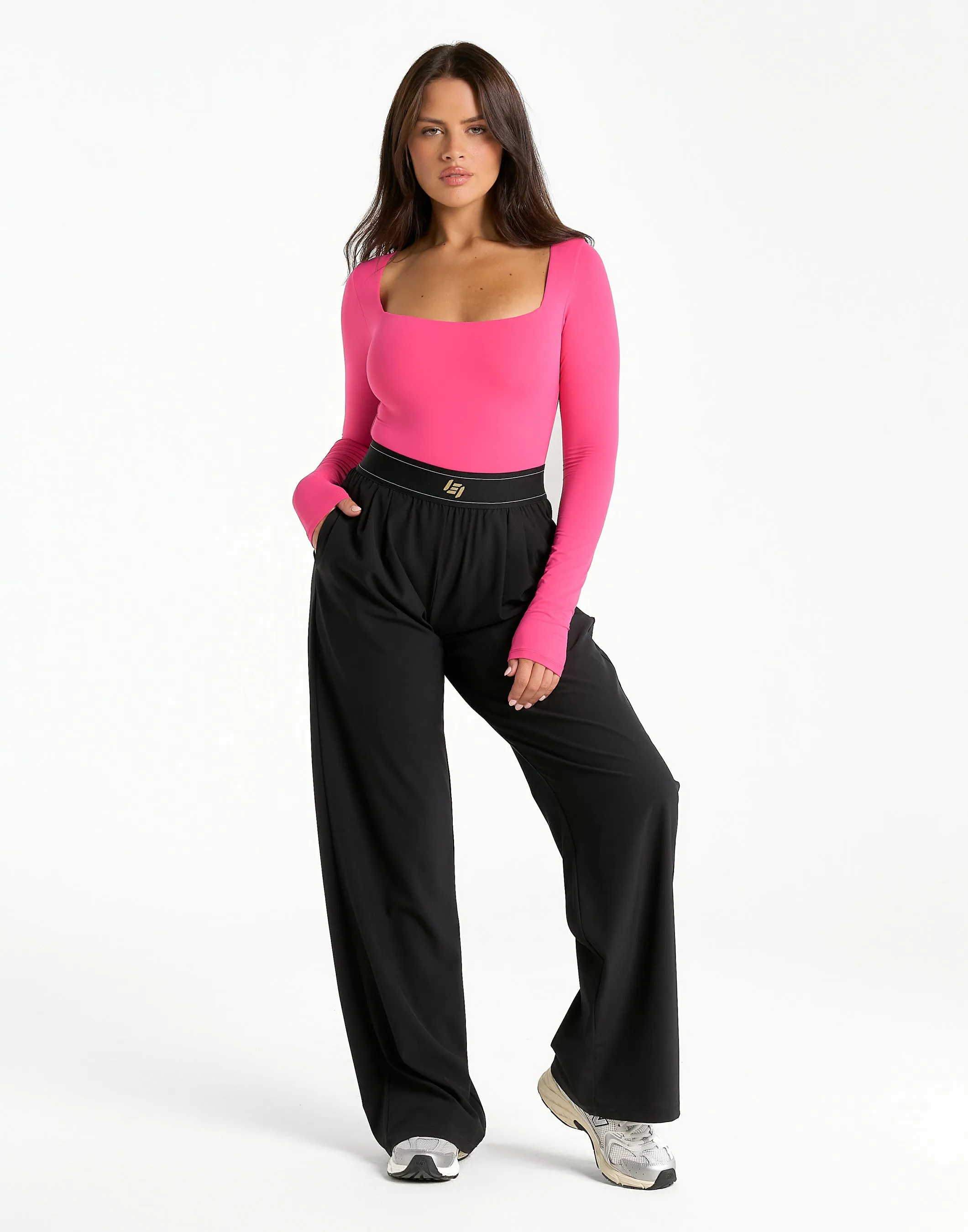 Elemental L Square Bodysuit - Pink