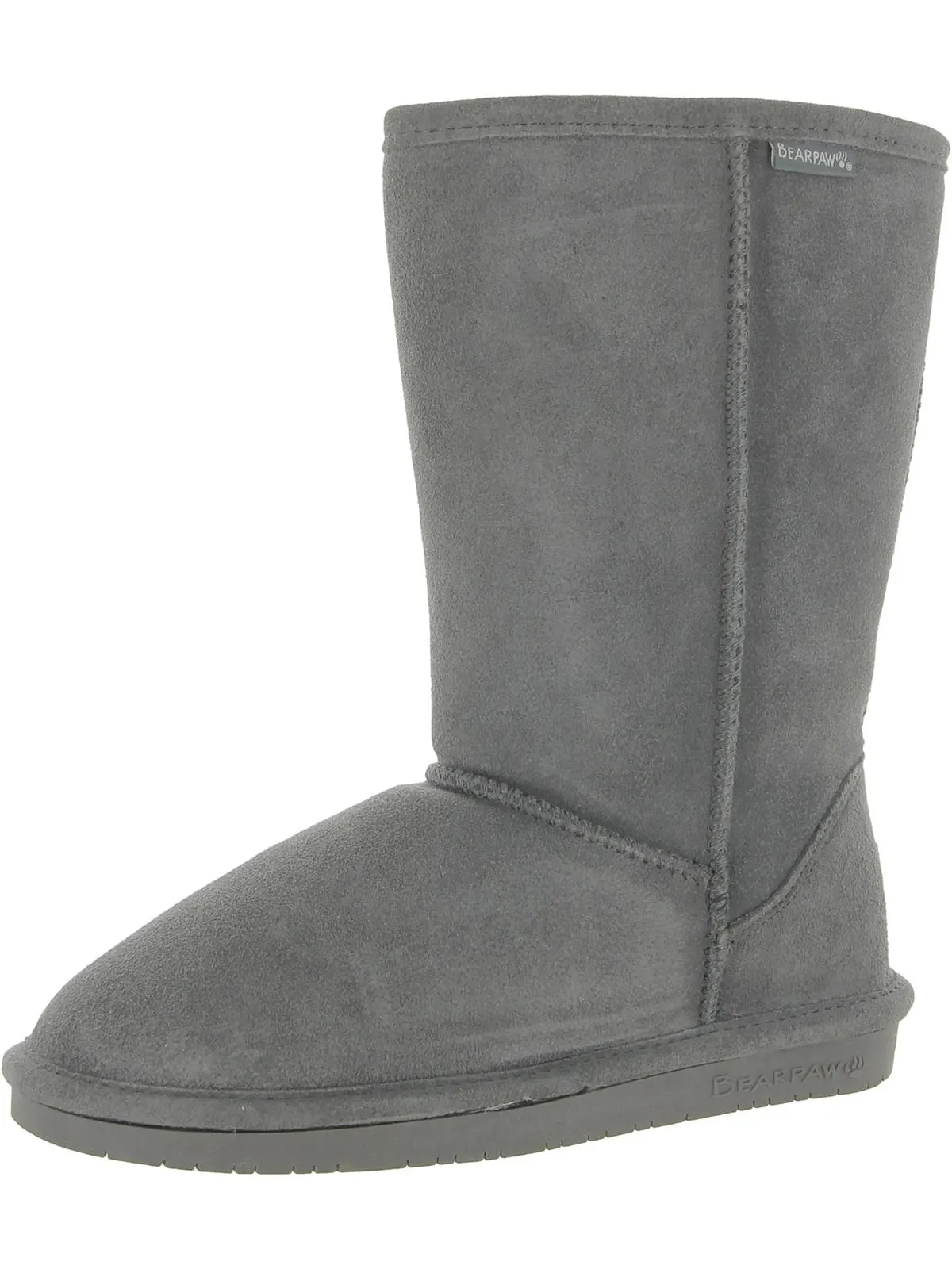 Emma Tall Youth Girls Suede Pull On Winter & Snow Boots
