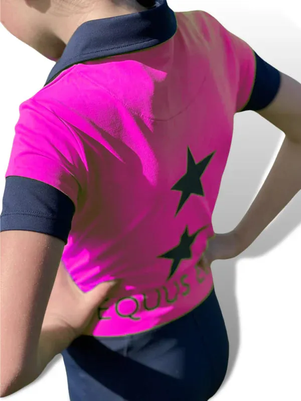 Equus Elite - Kids Matching Polo (Pink)