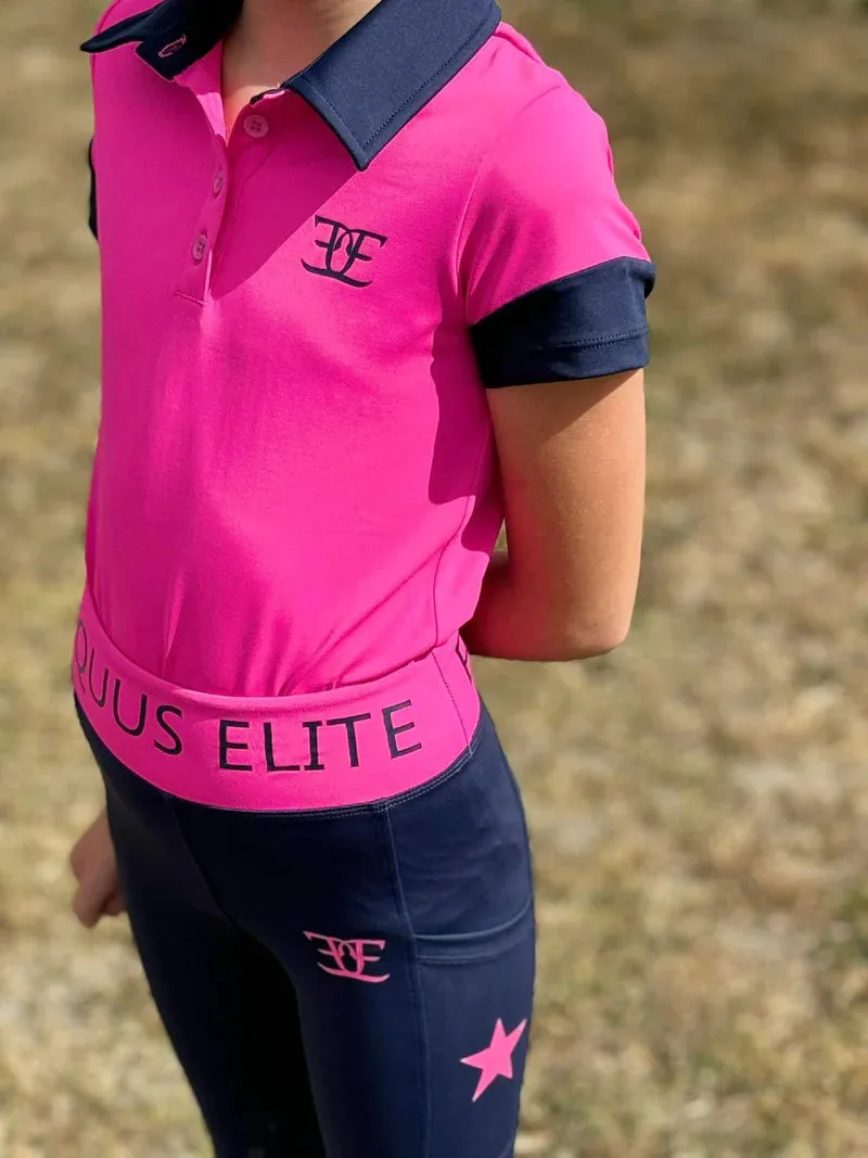 Equus Elite - Kids Matching Polo (Pink)