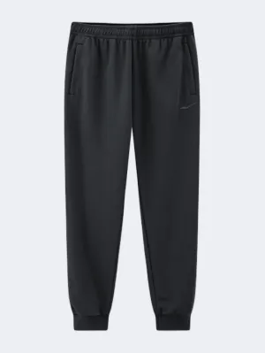 Erke Knitted Cropped Men Training Pant Dark Grey