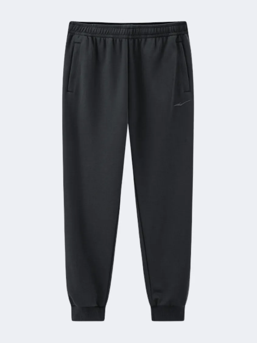 Erke Knitted Cropped Men Training Pant Dark Grey