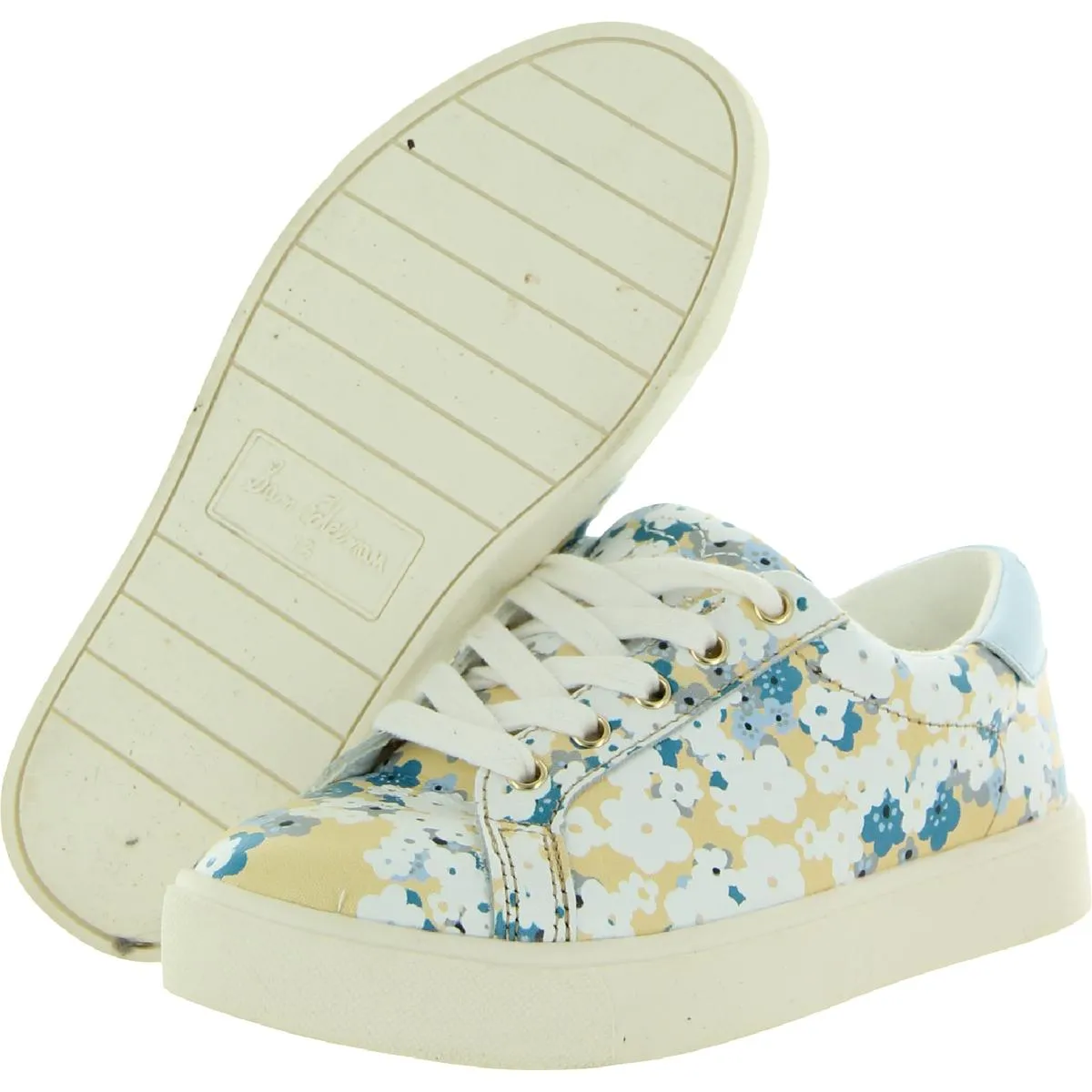 Ethyl Mini Girls Padded Insole Leather Casual and Fashion Sneakers