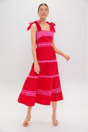 Exclusive Red Jade Dress