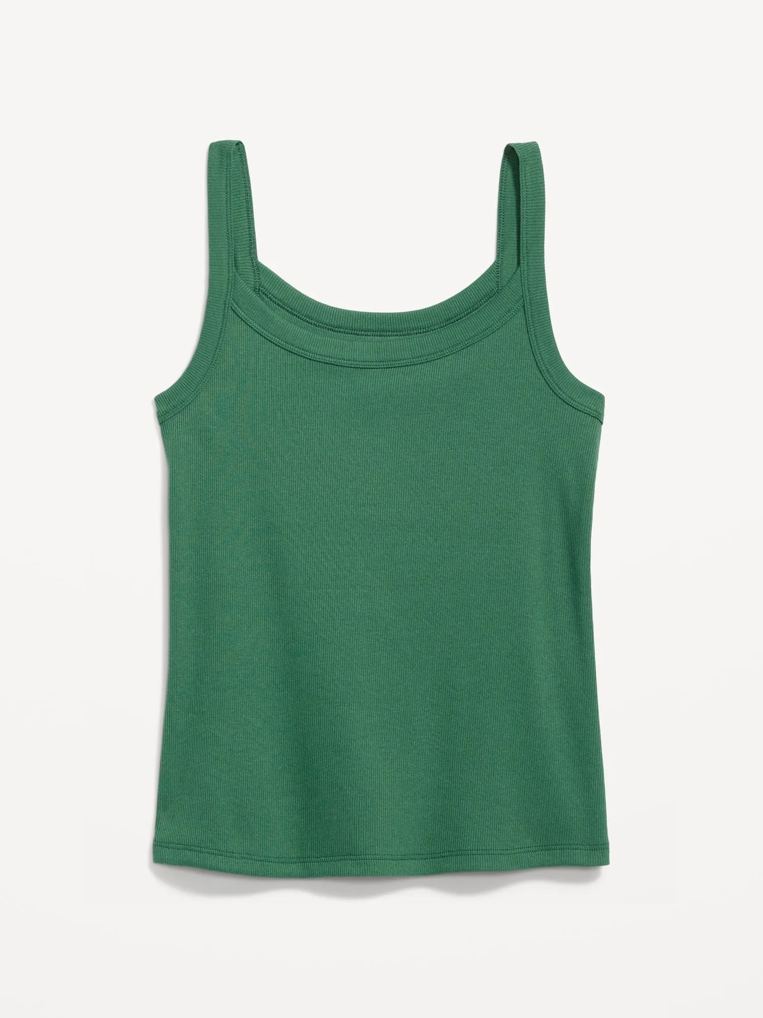 Fitted Rib-Knit Tank Top for Women