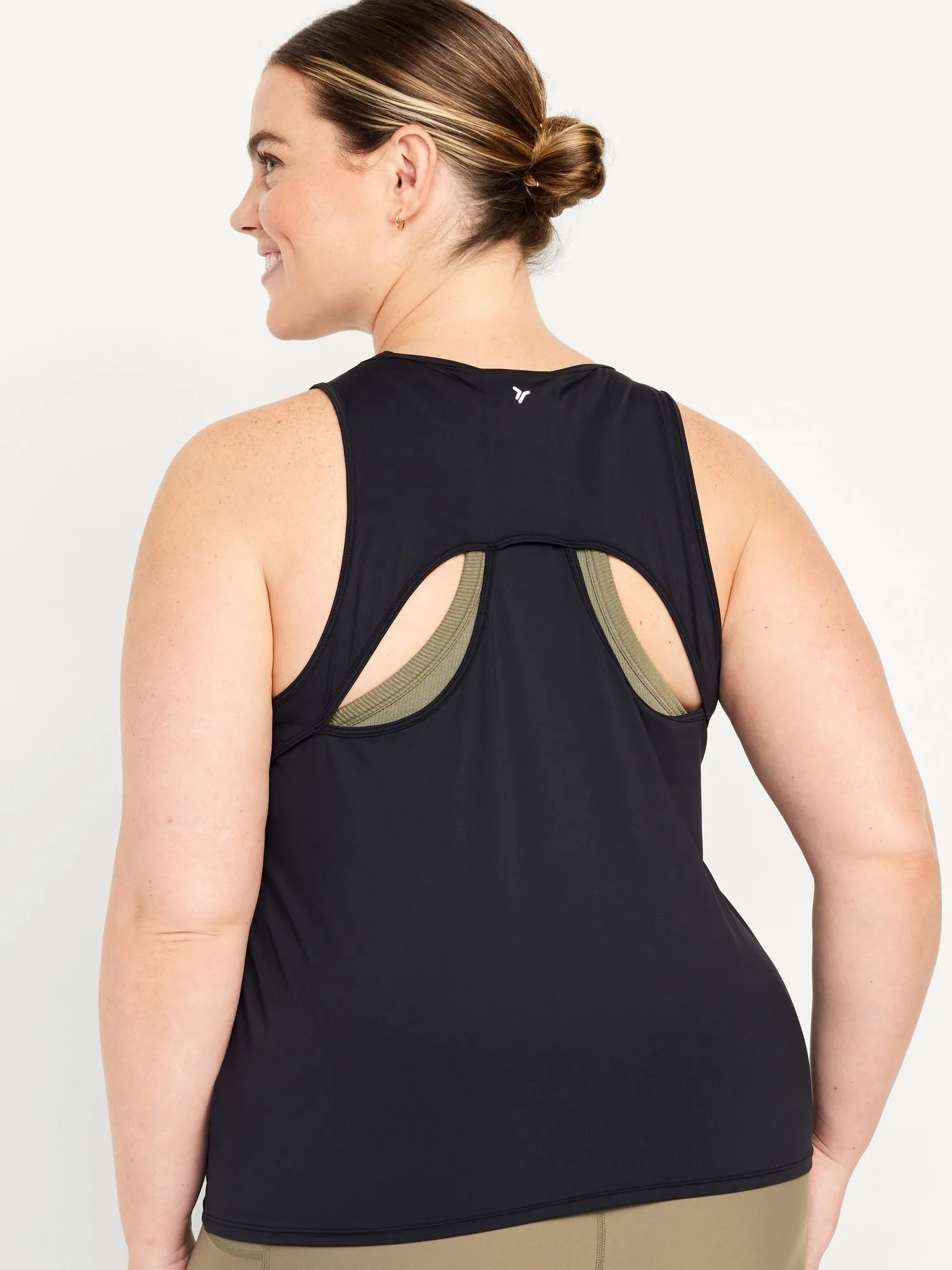FlowForm Cutout-Back Tank Top for Women
