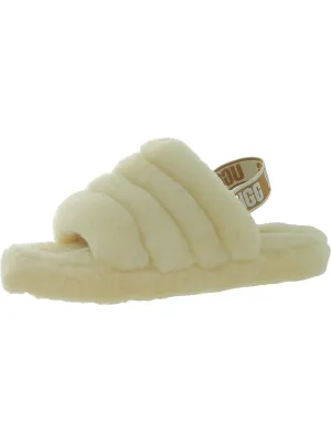 FLUFF YEAH SLIDE Girls Big Kid Open Toe Slingback Slippers
