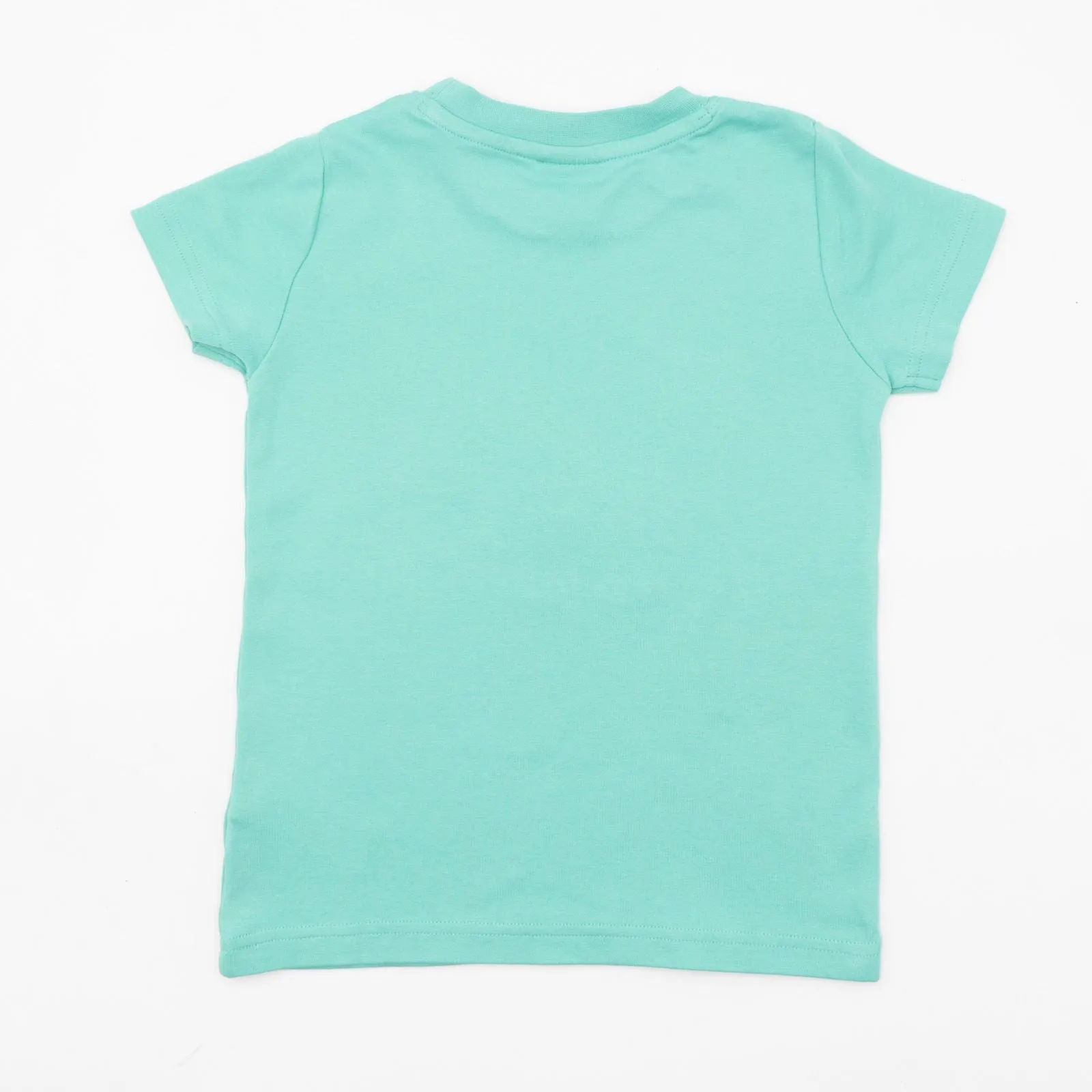 Frugi Girls T-Shirt Green Short Sleeve Elephant Casual Cotton Tops