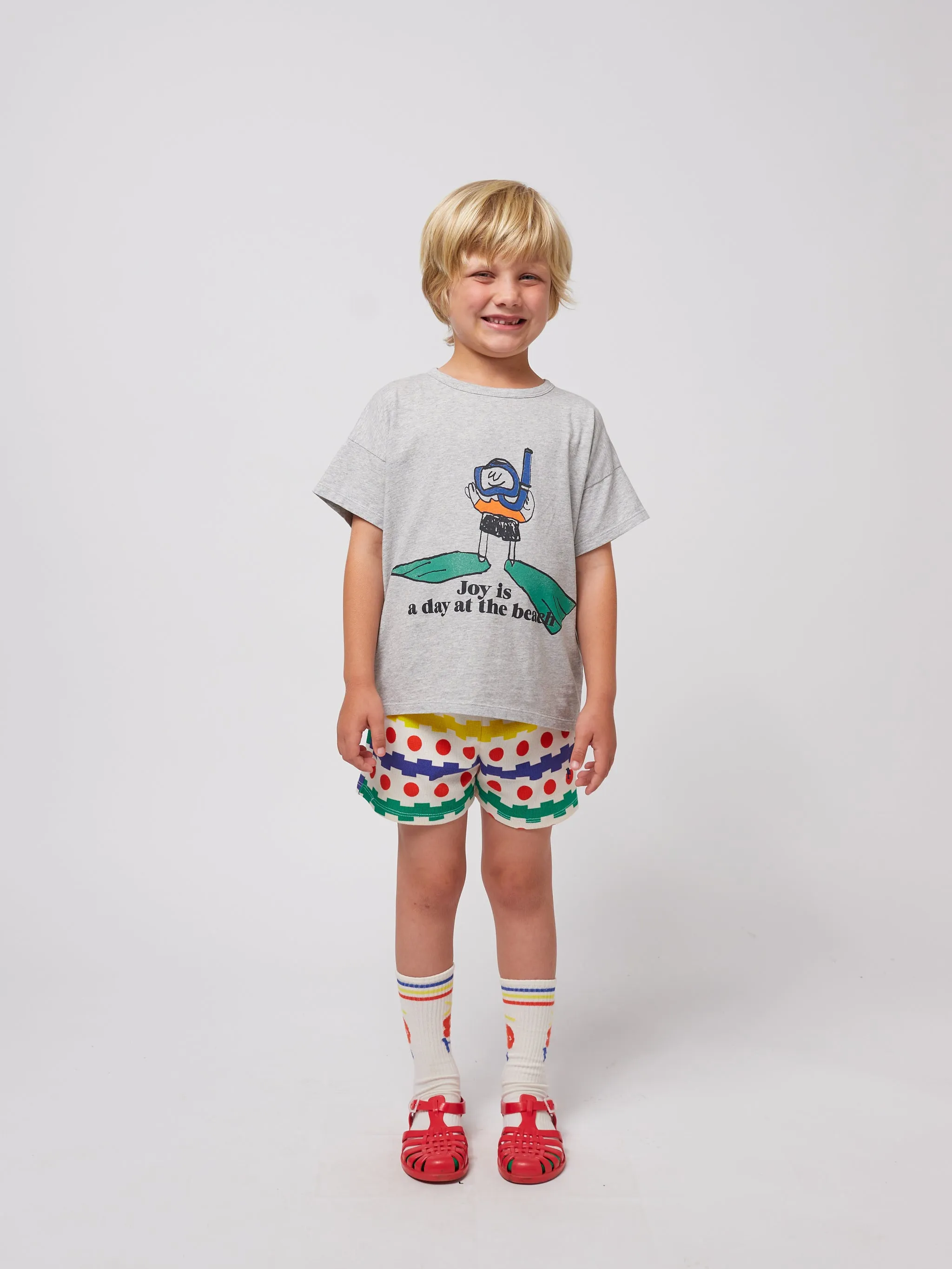 Geometric Waffle Shorts (Kids)