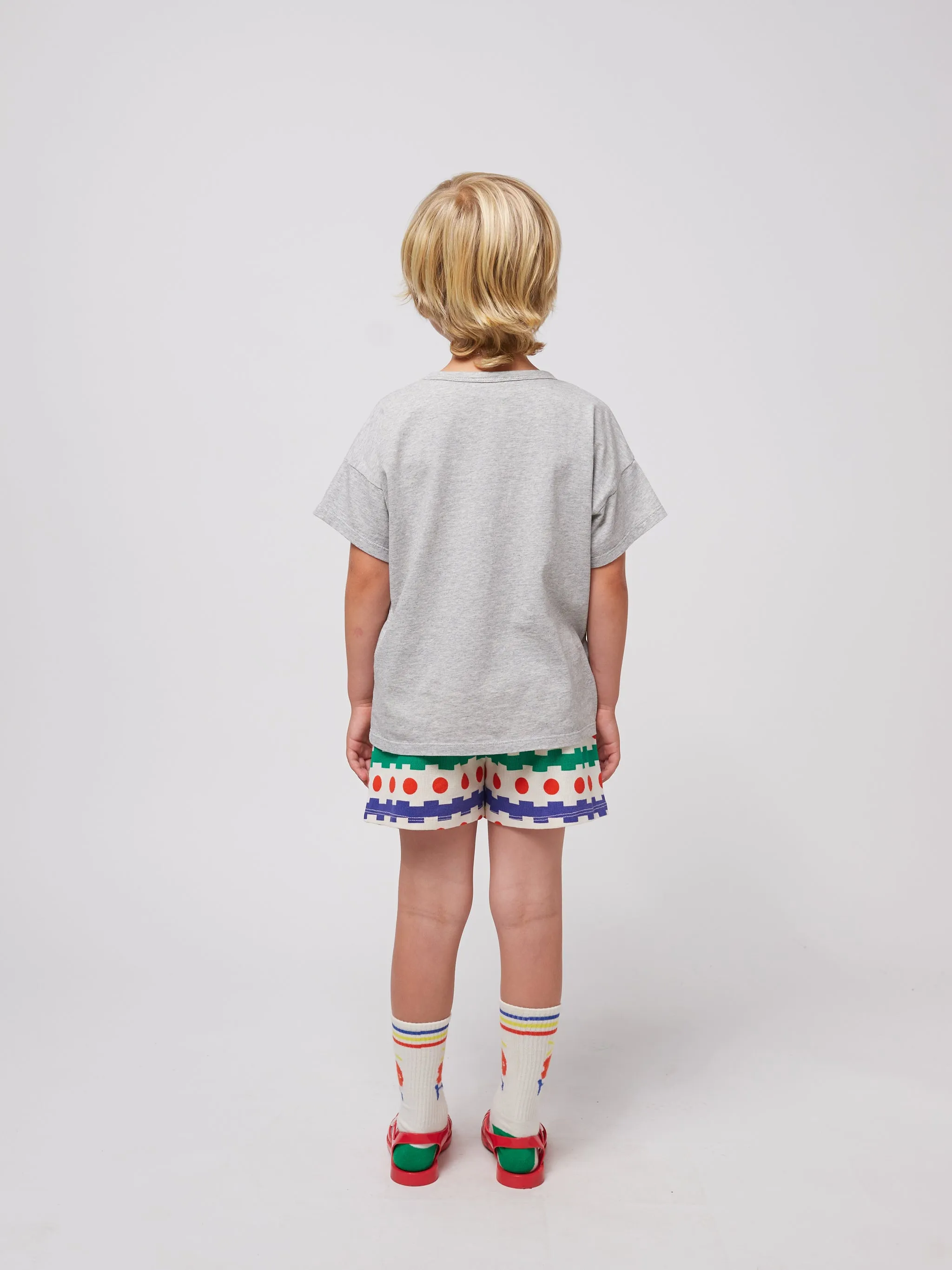 Geometric Waffle Shorts (Kids)
