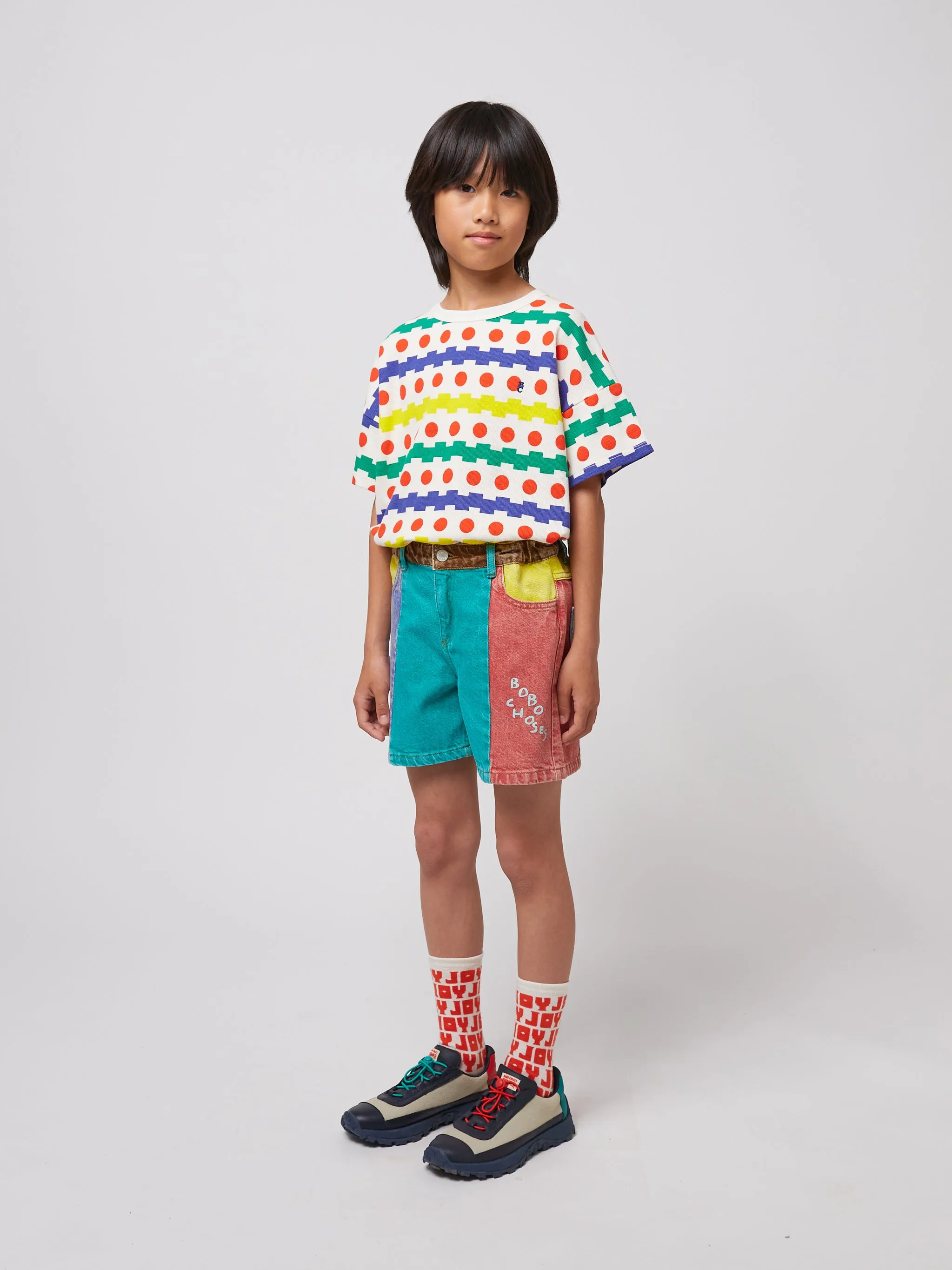 Geometric Waffle Tee (Kids)