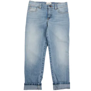 Gucci Kids I Love Monsters Light Denim Jeans