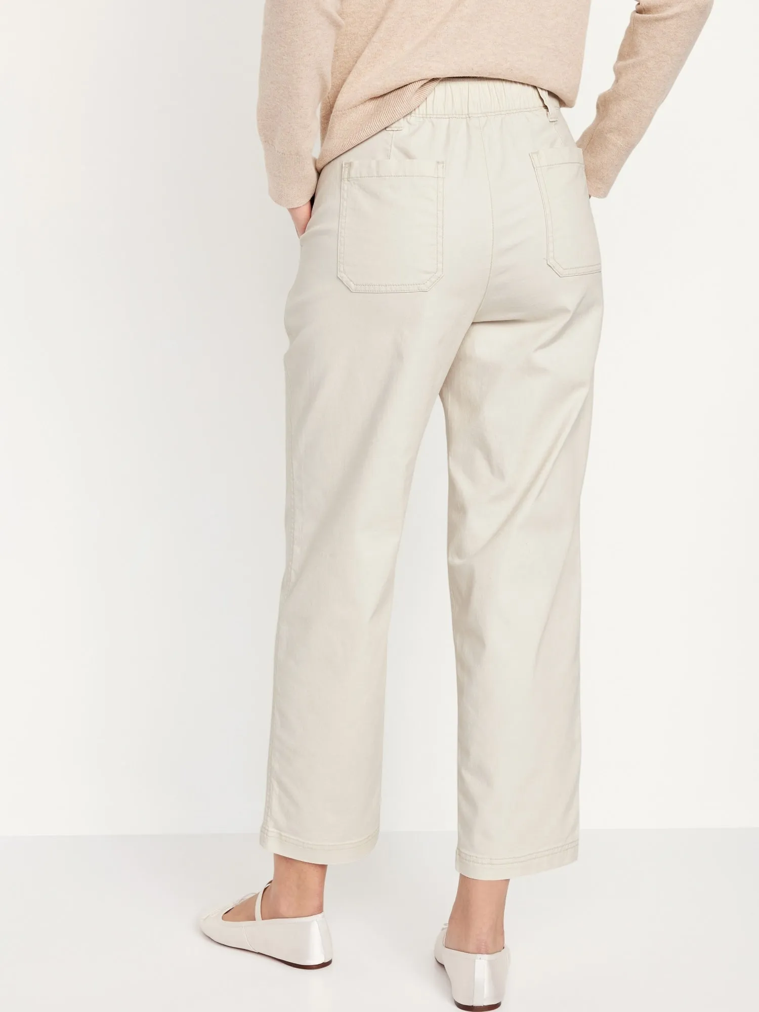 High-Waisted OGC Chino Pants for Women