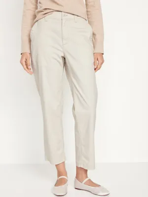 High-Waisted OGC Chino Pants for Women