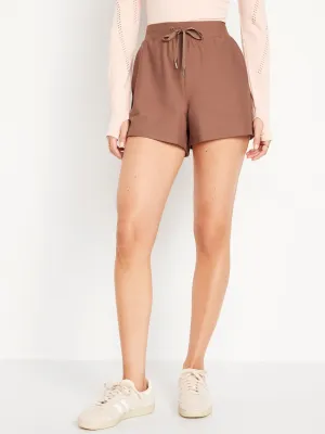 High-Waisted PowerSoft Shorts for Women -- 3-inch inseam