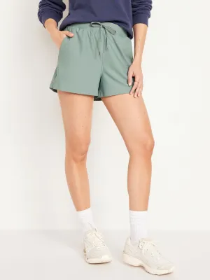 High-Waisted PowerSoft Shorts for Women -- 3-inch inseam