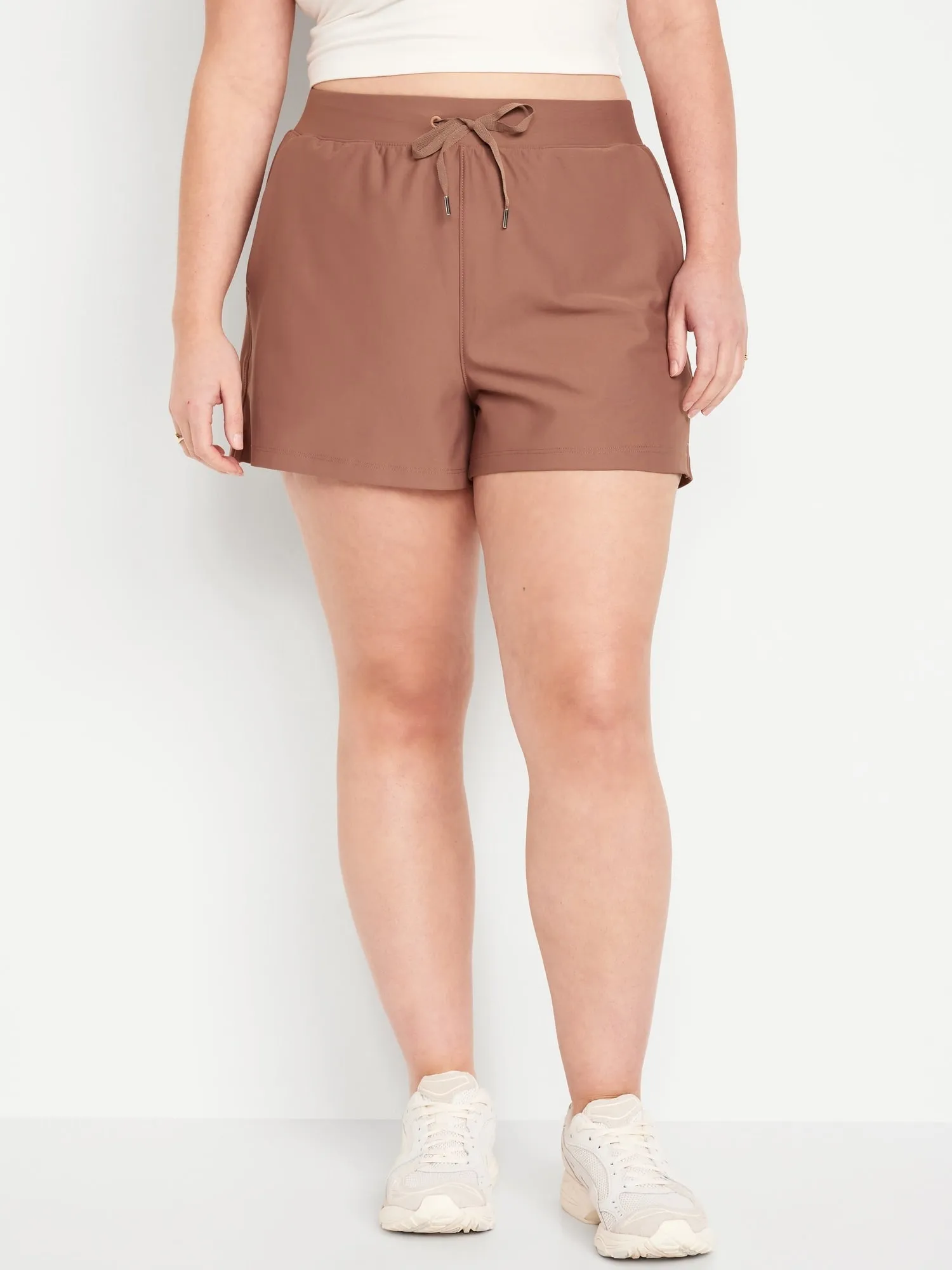High-Waisted PowerSoft Shorts for Women -- 3-inch inseam
