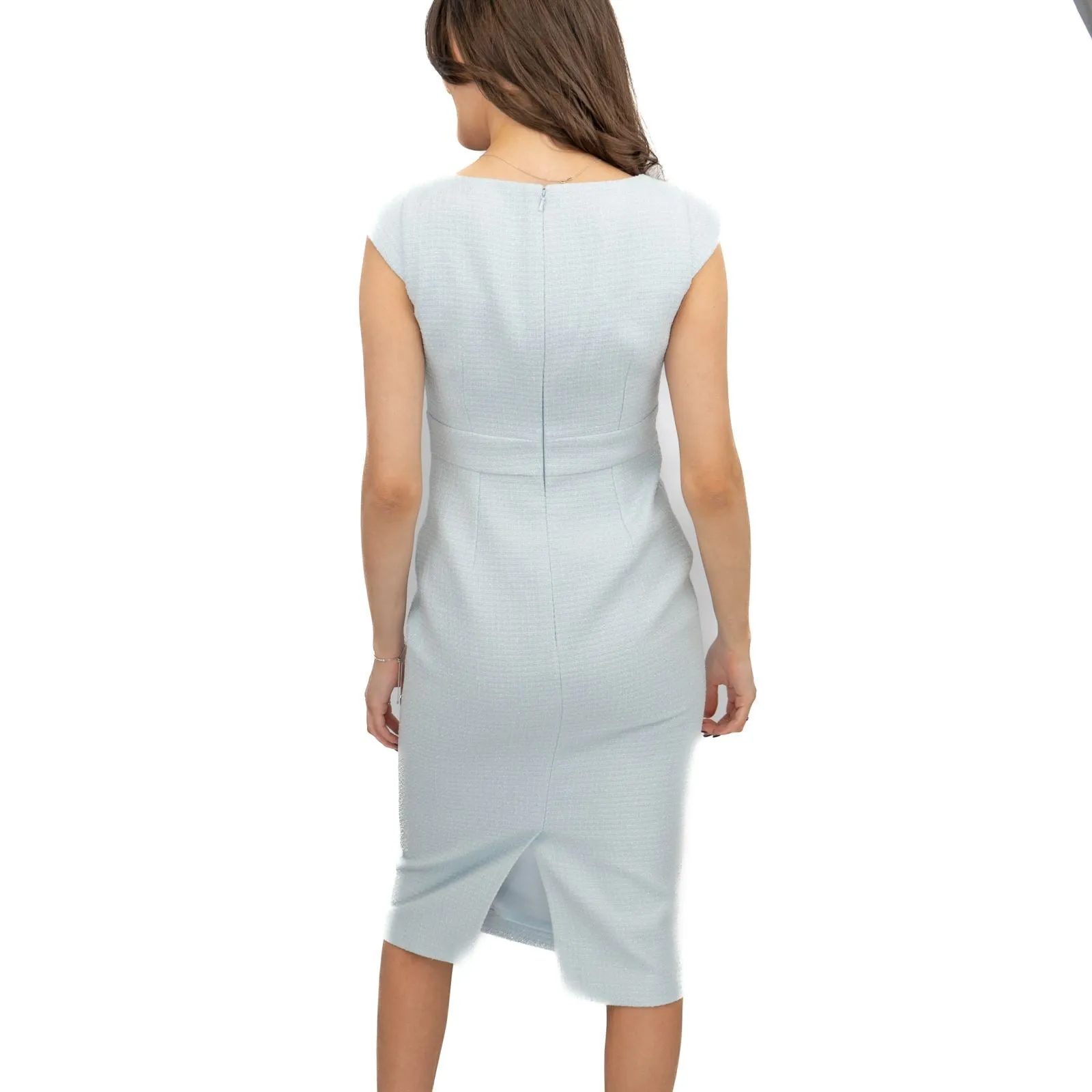 Hobbs Women Powder Blue Emmaline Dress