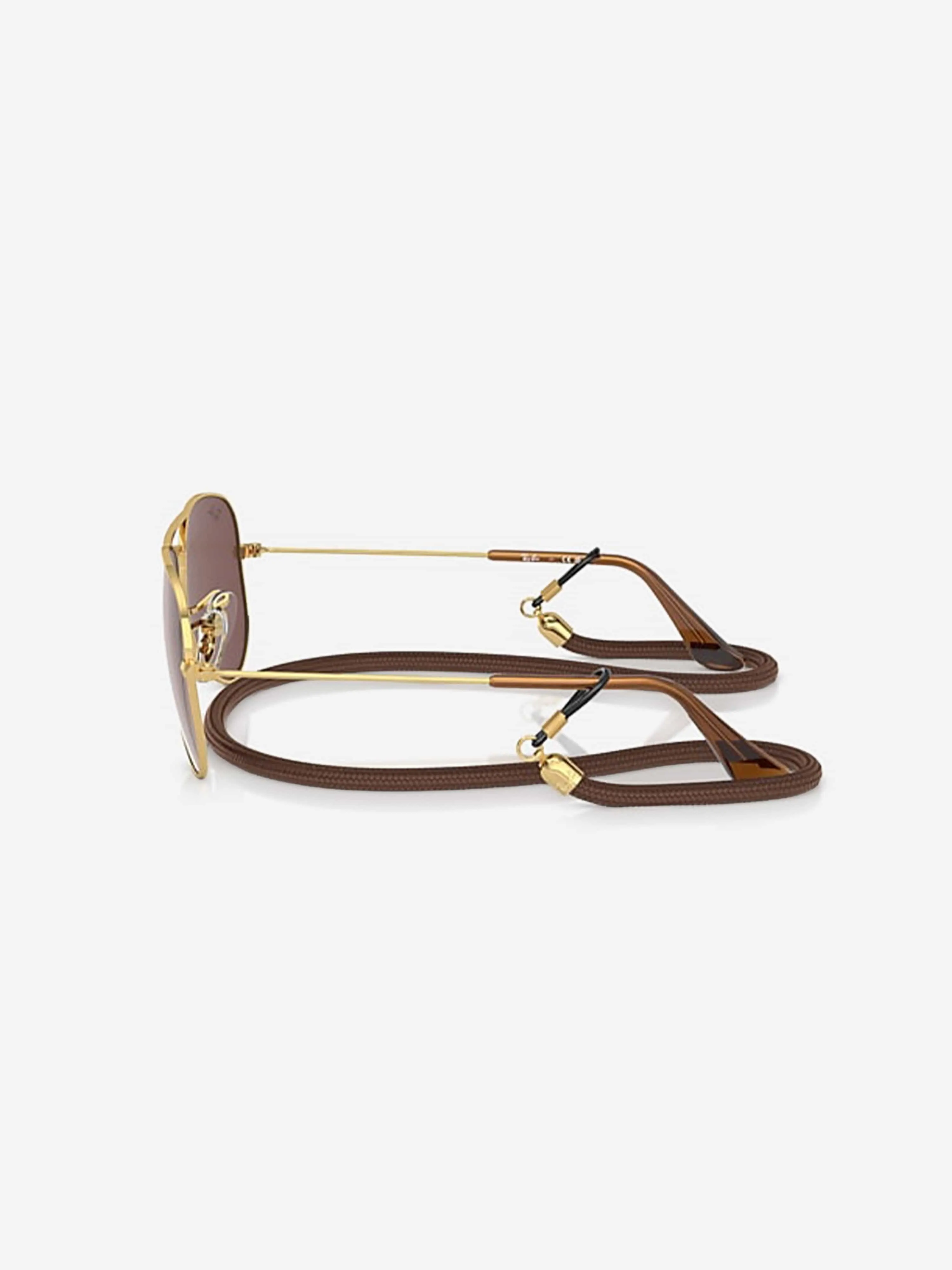 Kids Aviator Sunglasses in Gold