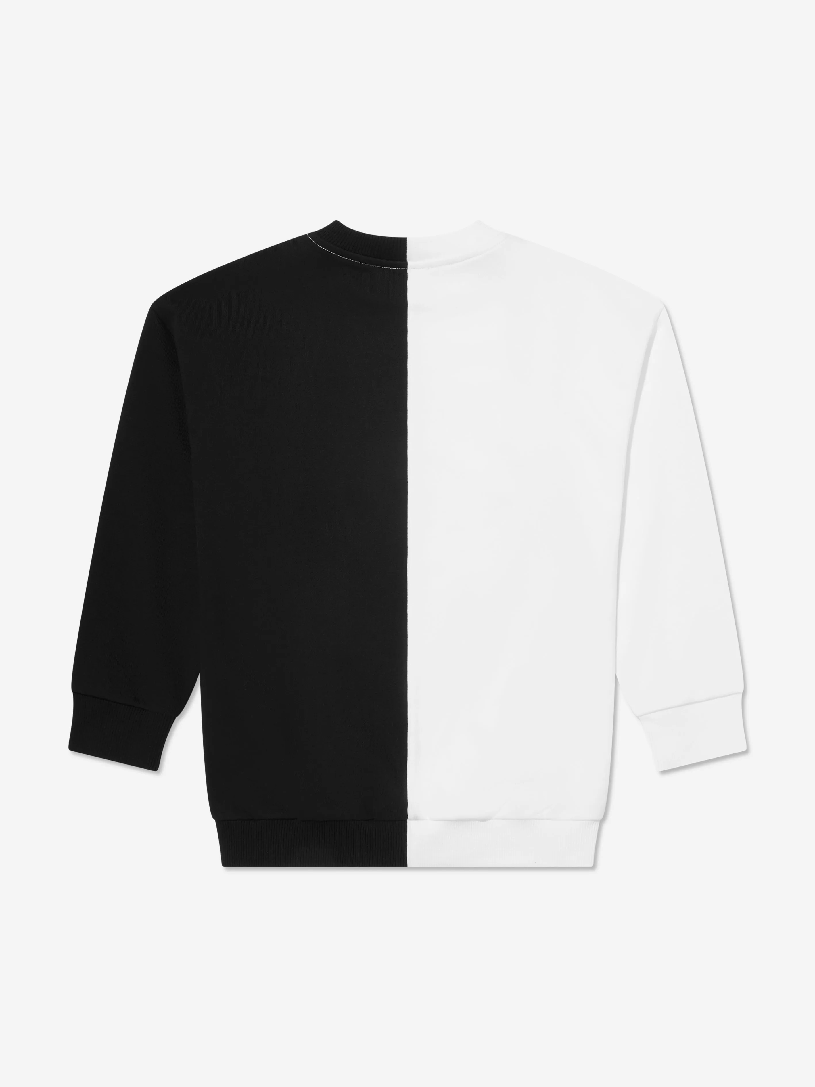 Kids Colourblock Sweatshirt in White