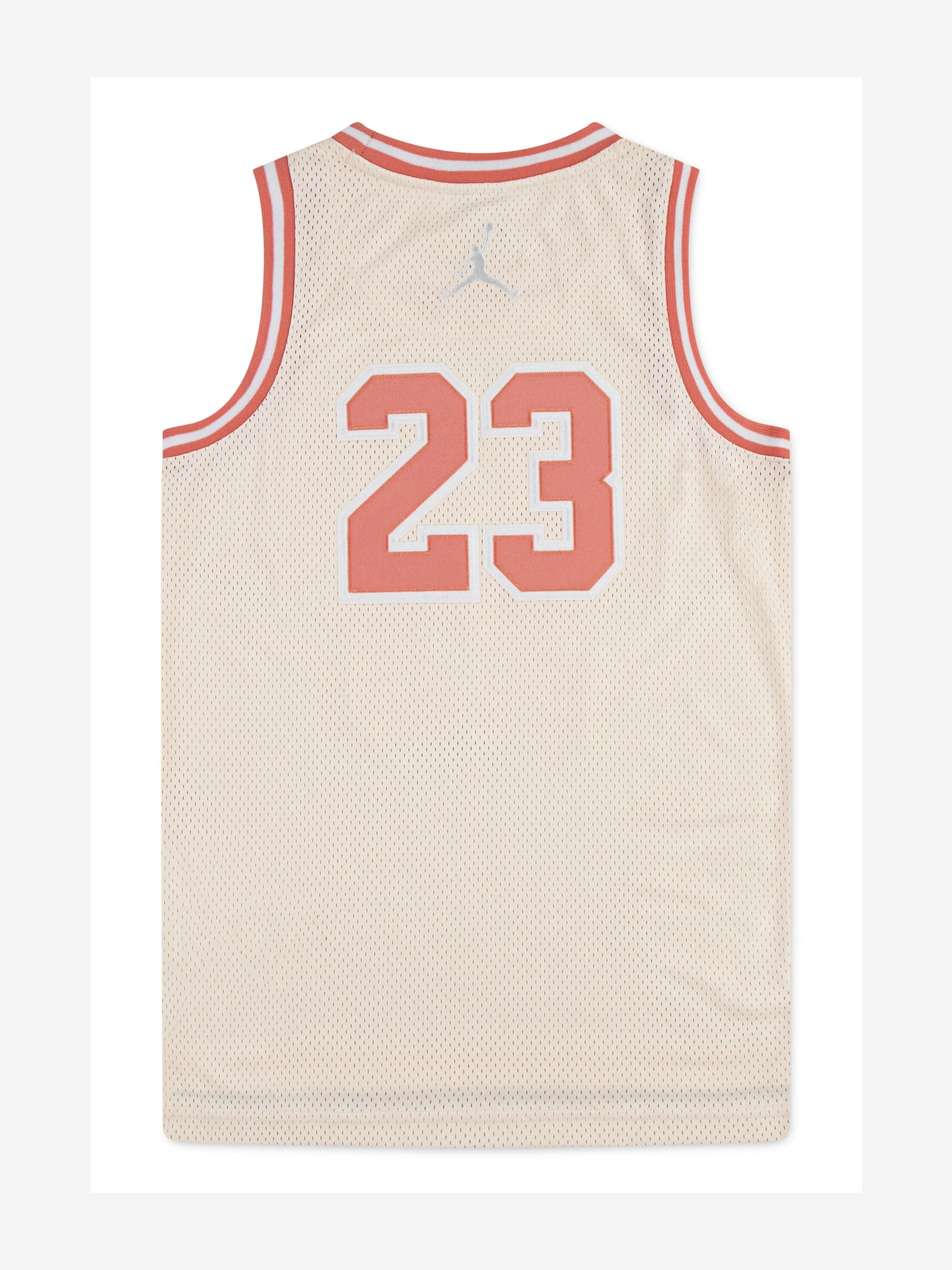 Kids Jordan 23 Jersey in Beige