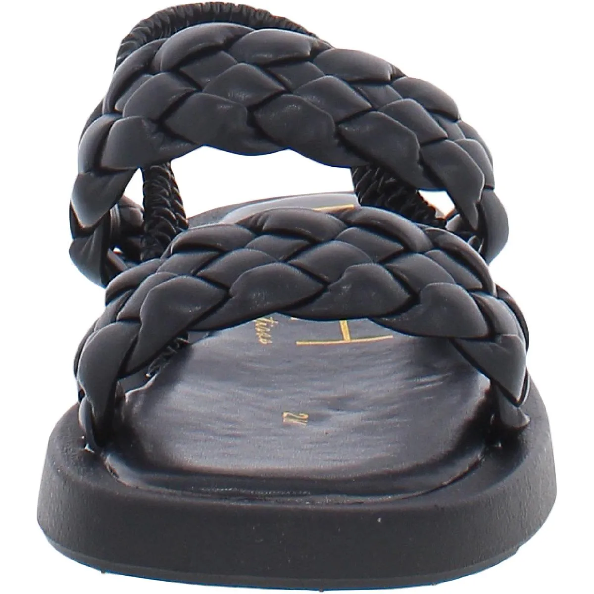 Lil Kenzi Girls Little Kid Braided Flatform Sandals