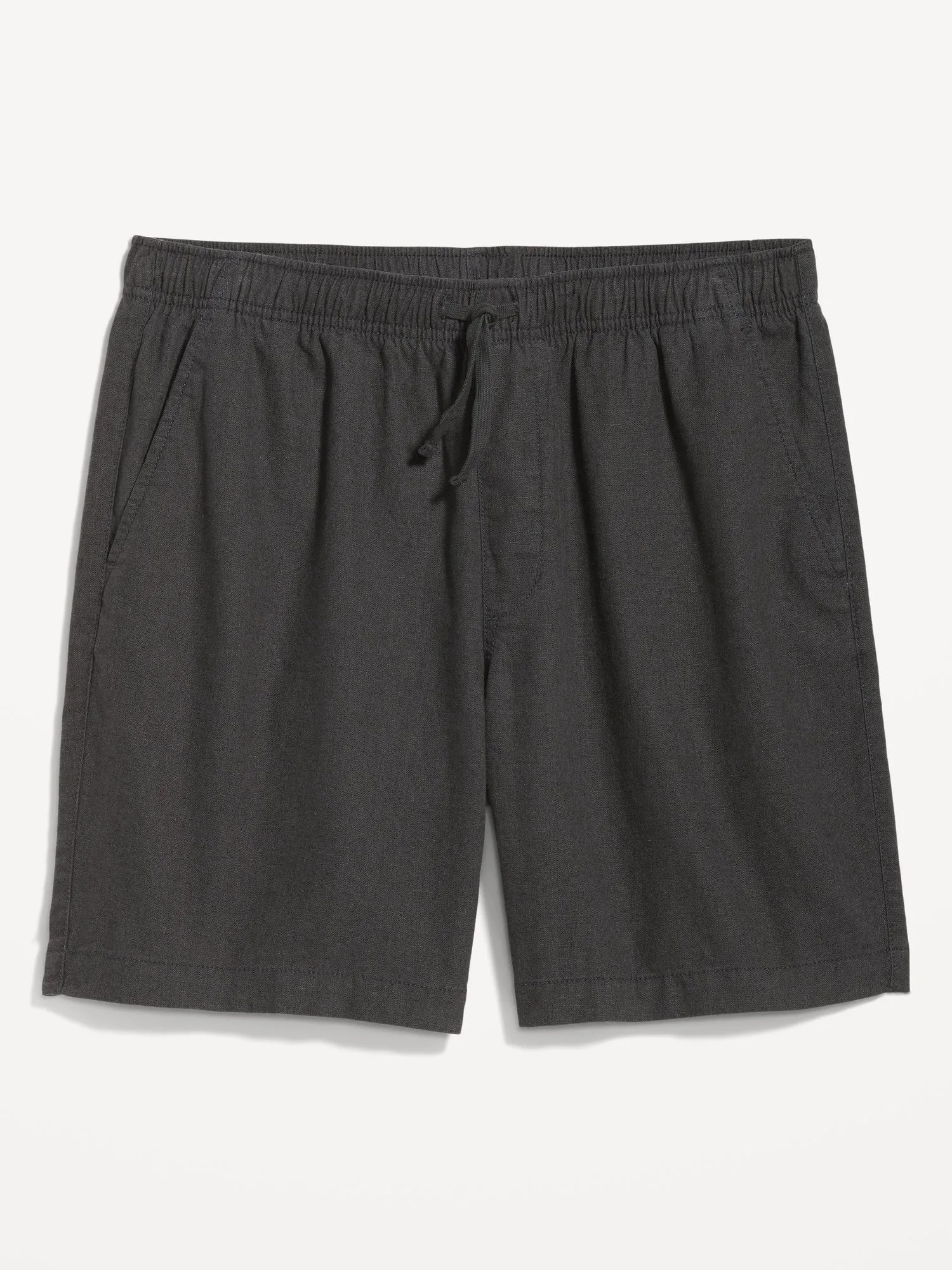 Linen-Blend Jogger Shorts for Men -- 7-inch inseam