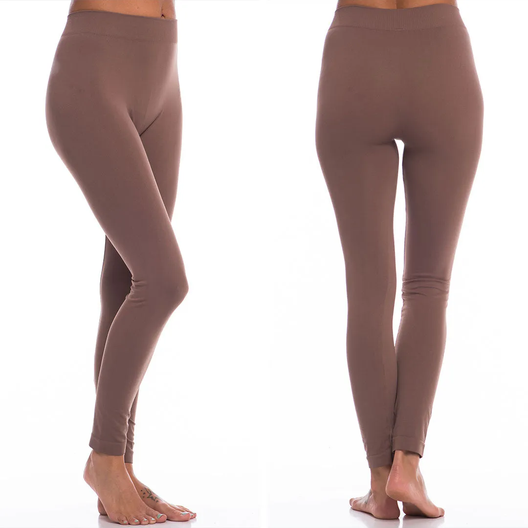Lovable Taupe Long Leggings