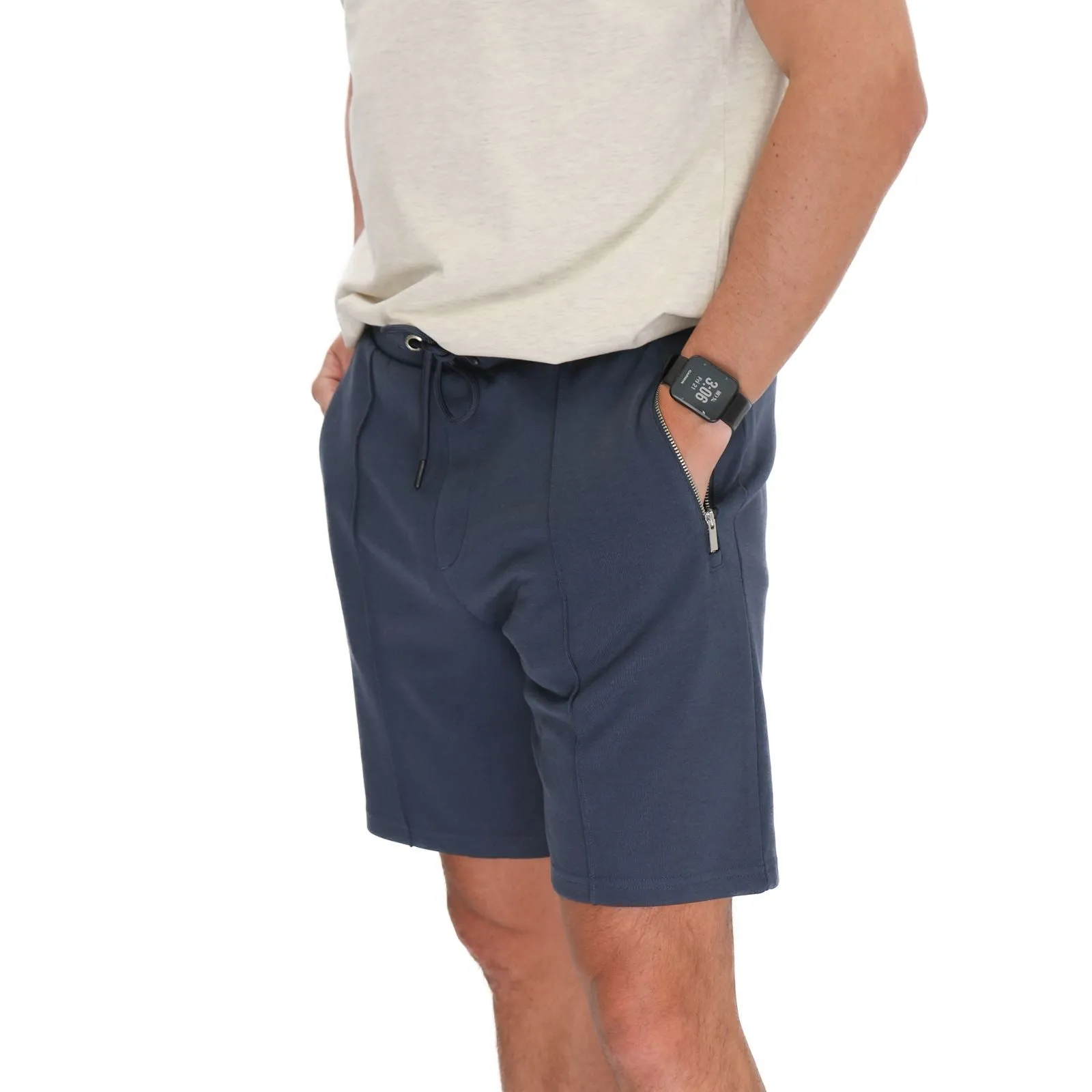 M&S Autograph Blue Shorts Regular Elasticated