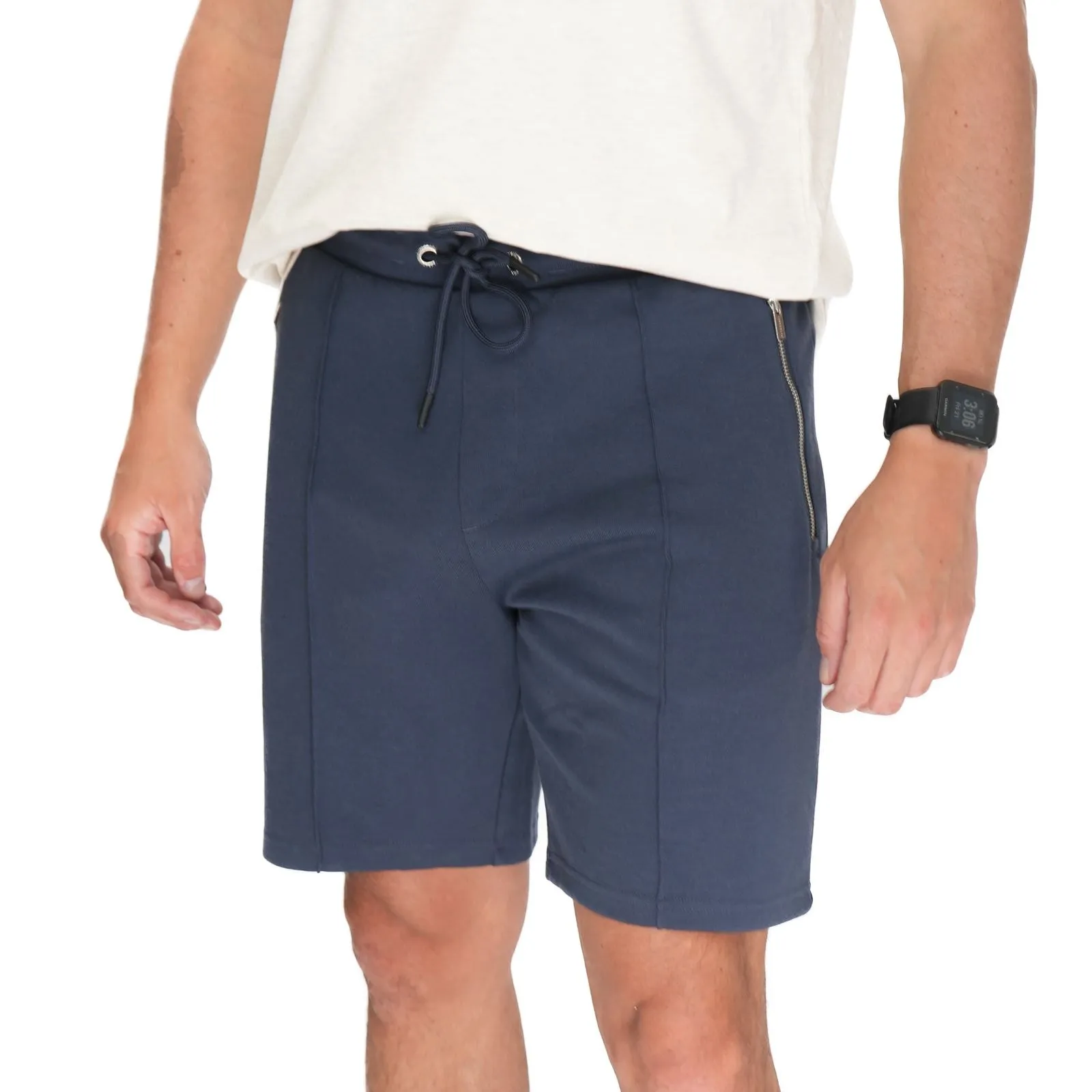 M&S Autograph Blue Shorts Regular Elasticated