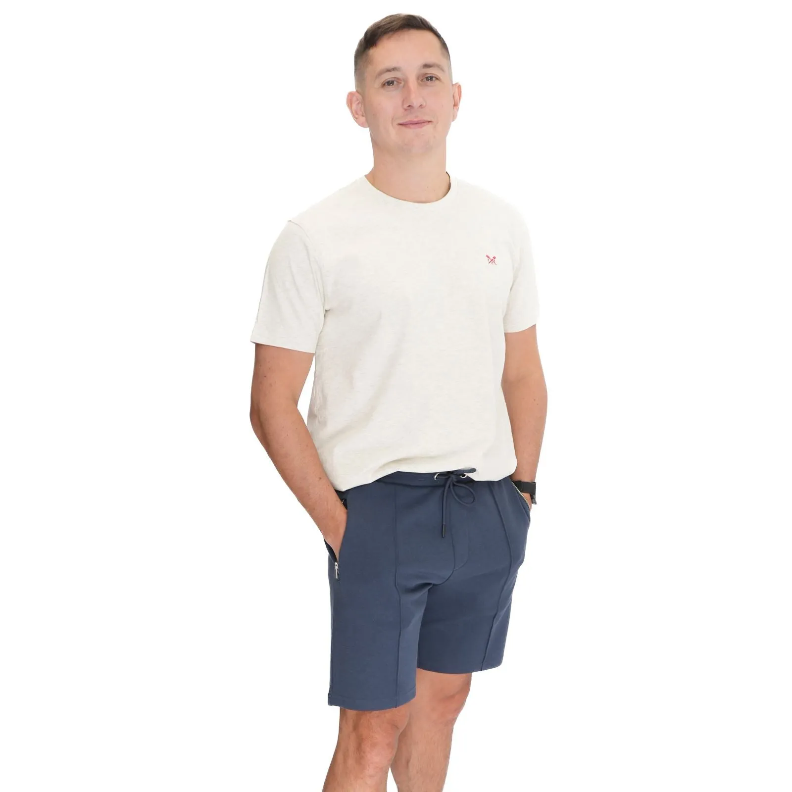 M&S Autograph Blue Shorts Regular Elasticated