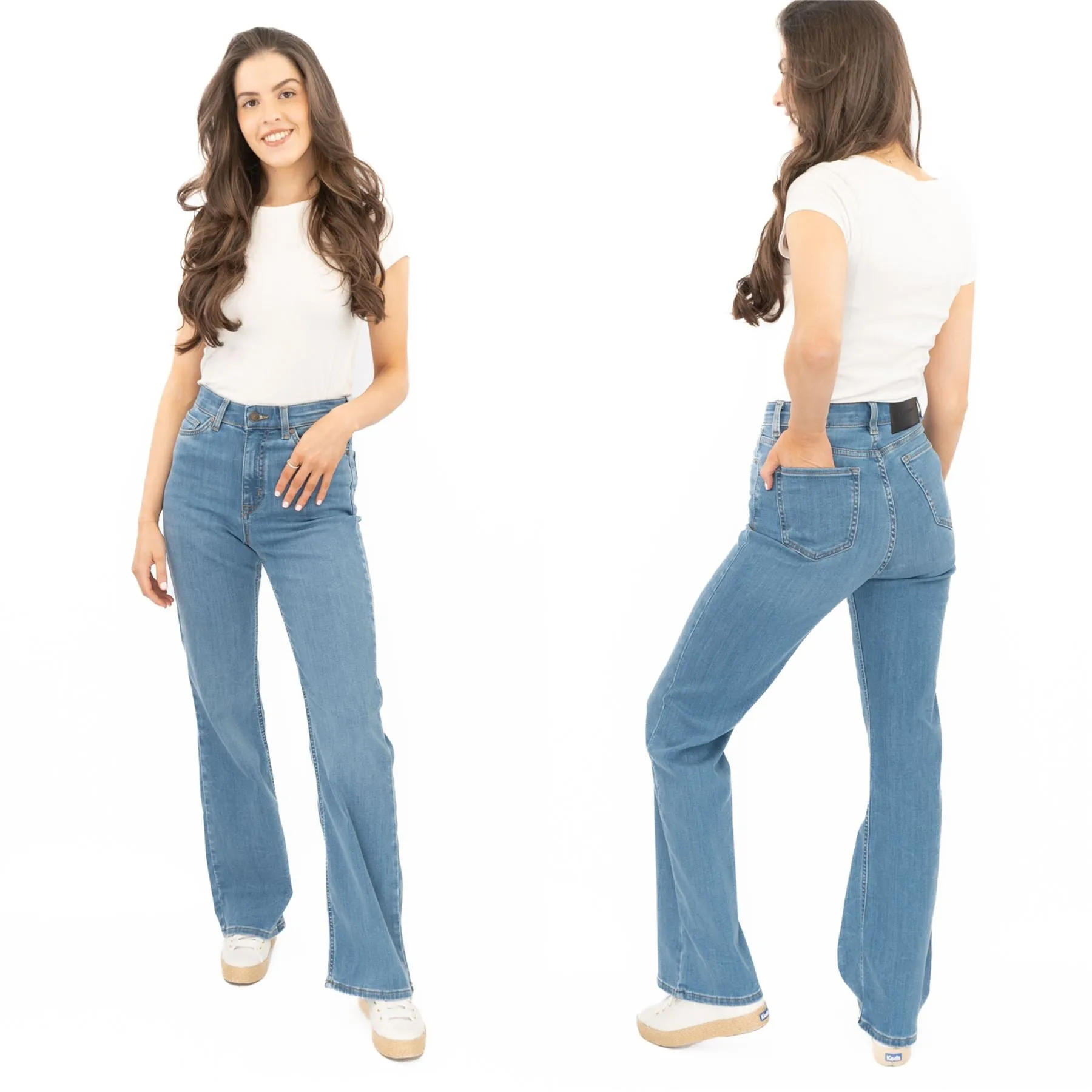 M&S Autograph Flared Jeans High Waist Boot Cut