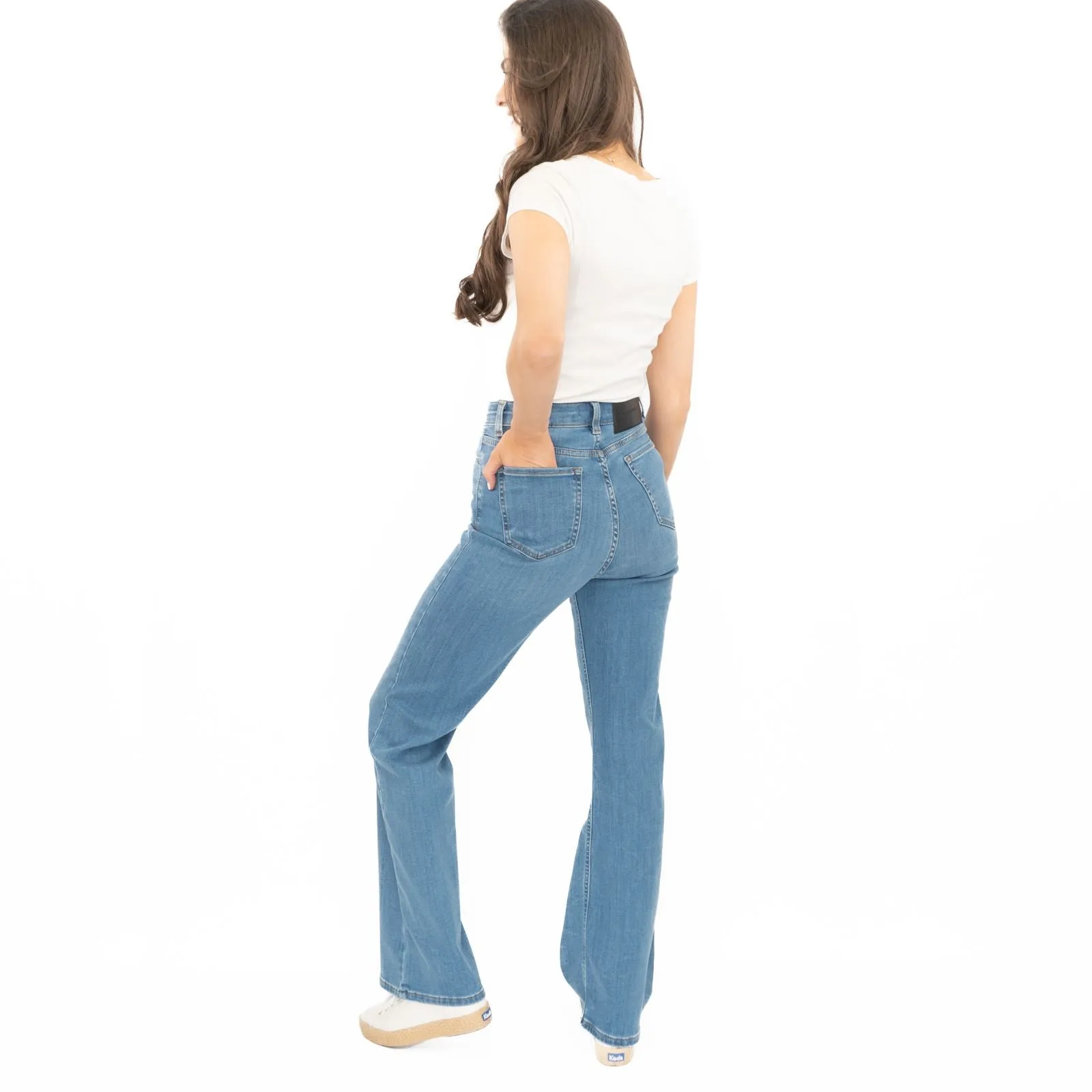M&S Autograph Flared Jeans High Waist Boot Cut