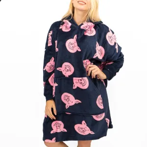 M&S Kids Percy Pig Oversized Hoodie Oodie