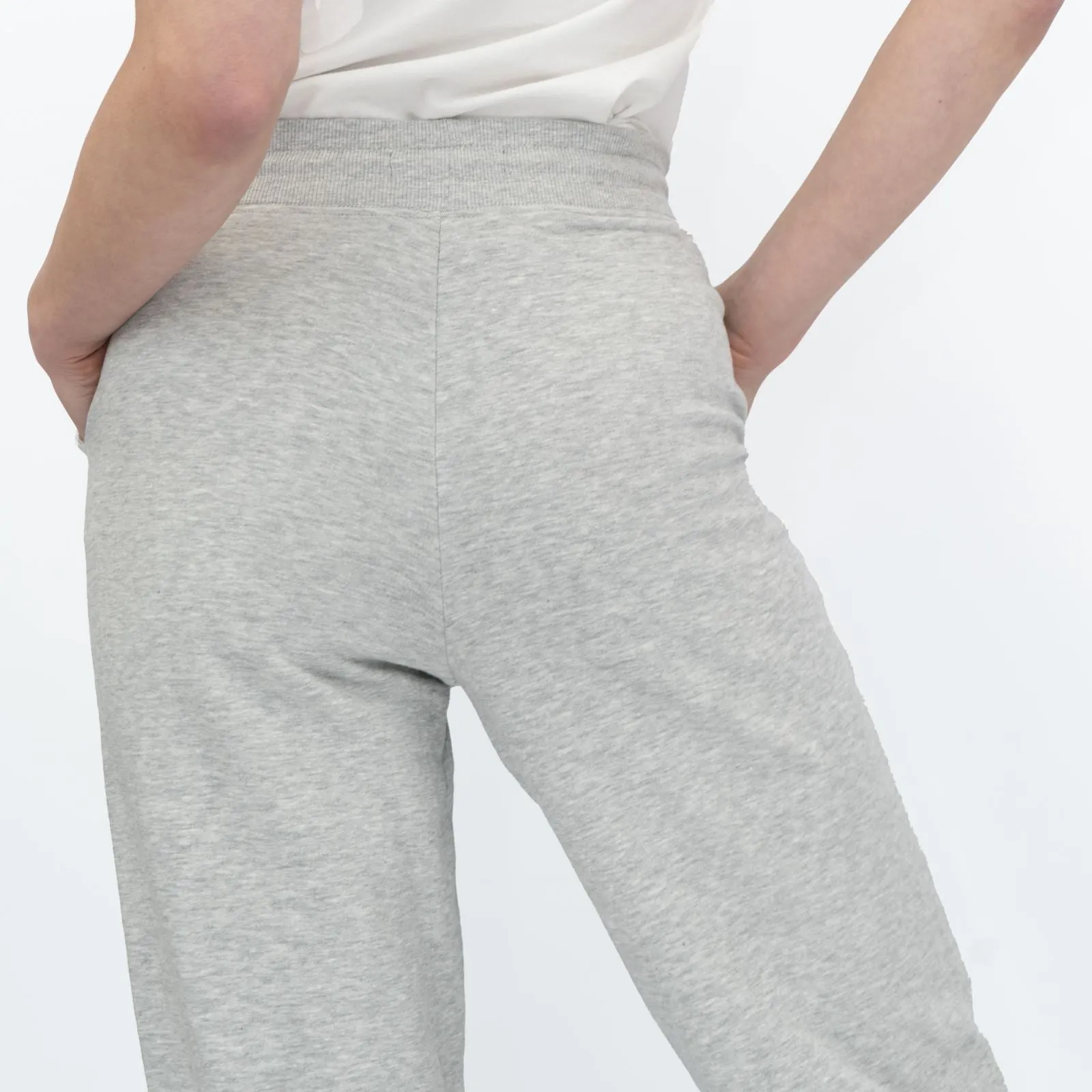 M&S Womens Classic Jogger Cotton Rich Grey