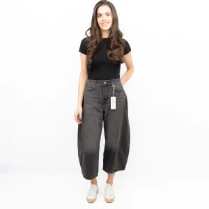 M&S Womens Sienna Miller Crop Grey Jeans Barrel Leg