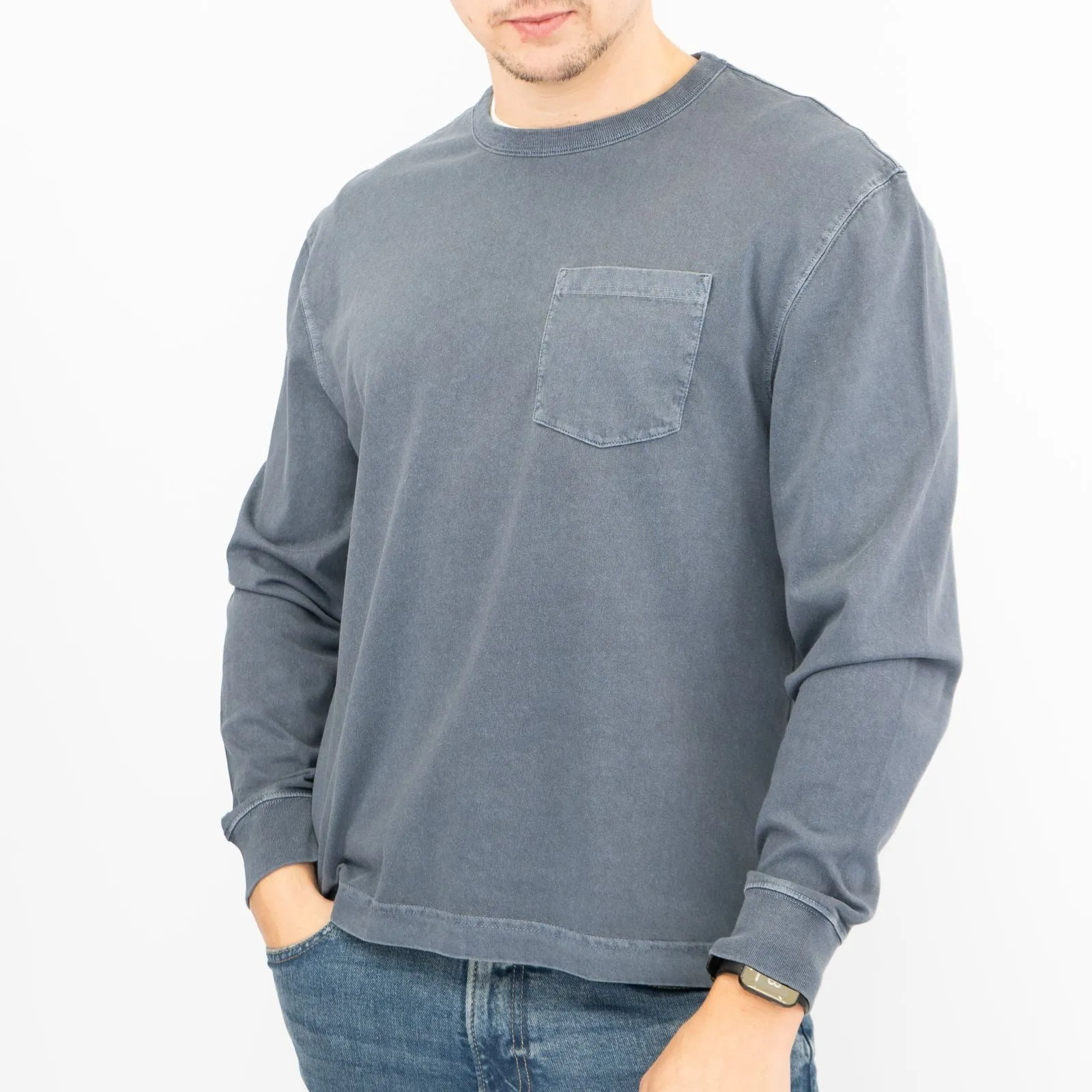 Marks & Spencer Mens Navy Relaxed Fit Sweatshirt