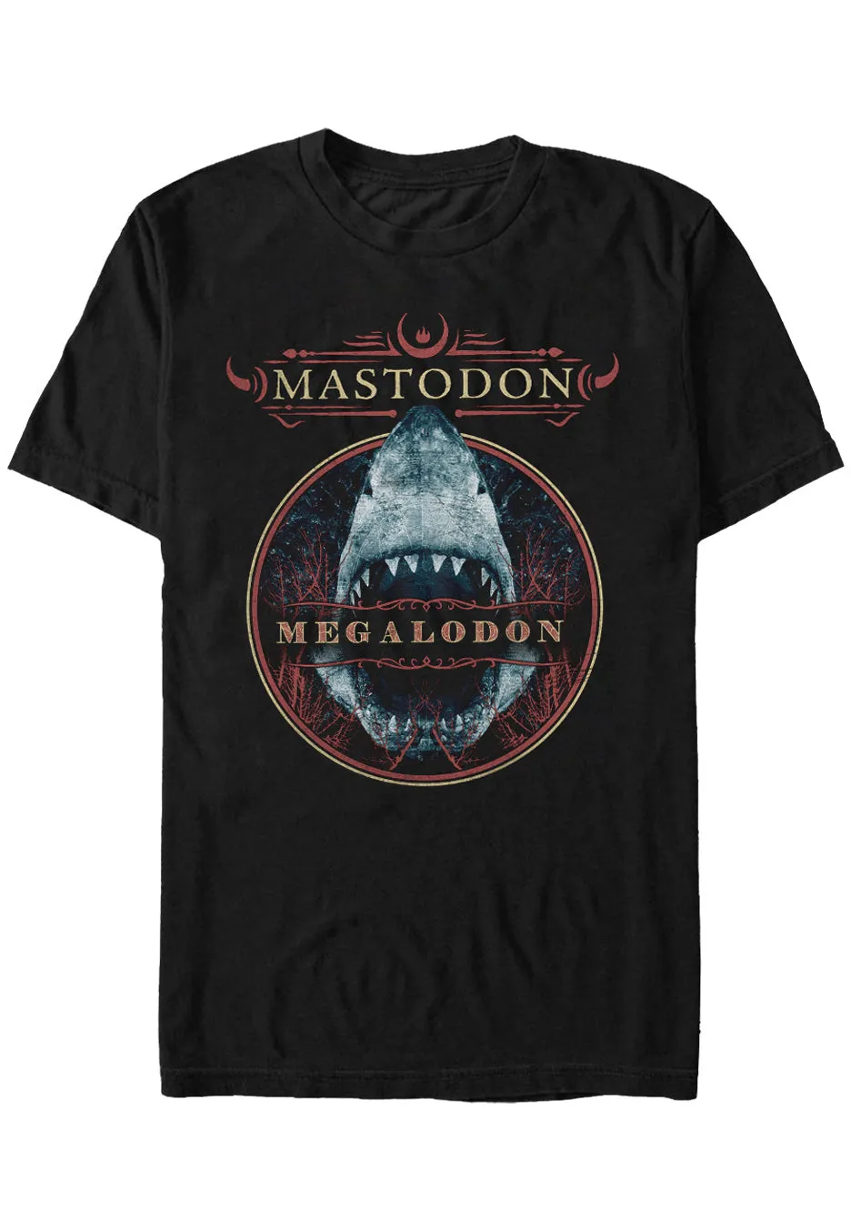 Mastodon - Megalodon Circle - T-Shirt