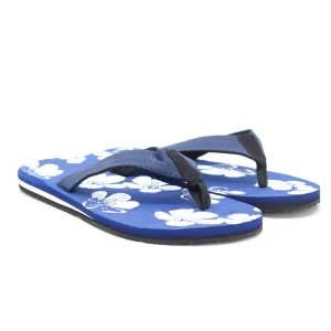 Men's Floral Flip Flop,Navy