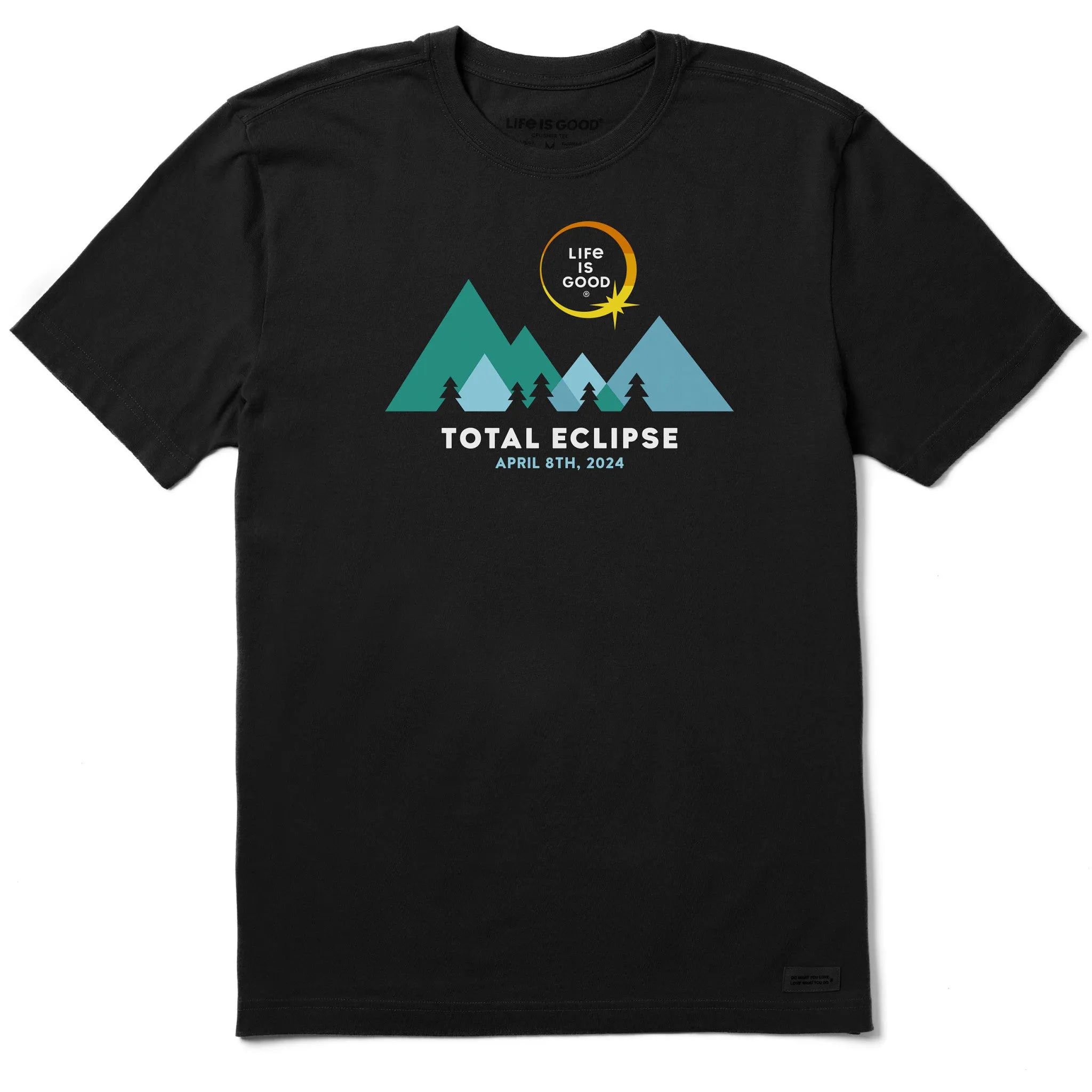 Men's Minimalist Mountains Eclipse Short Sleeve Tee Life is Good