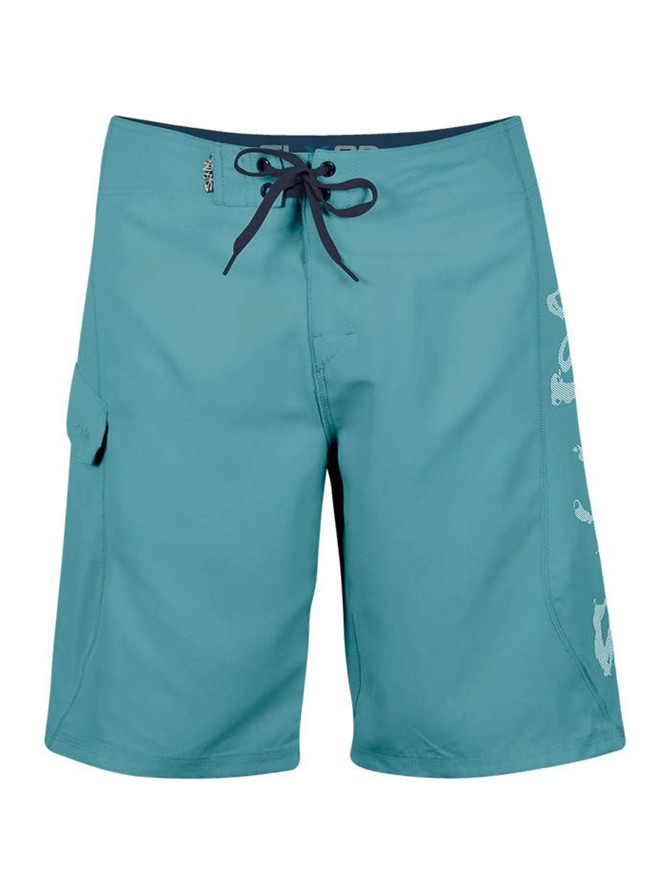 Men's Printed Swim Trunks,Teal