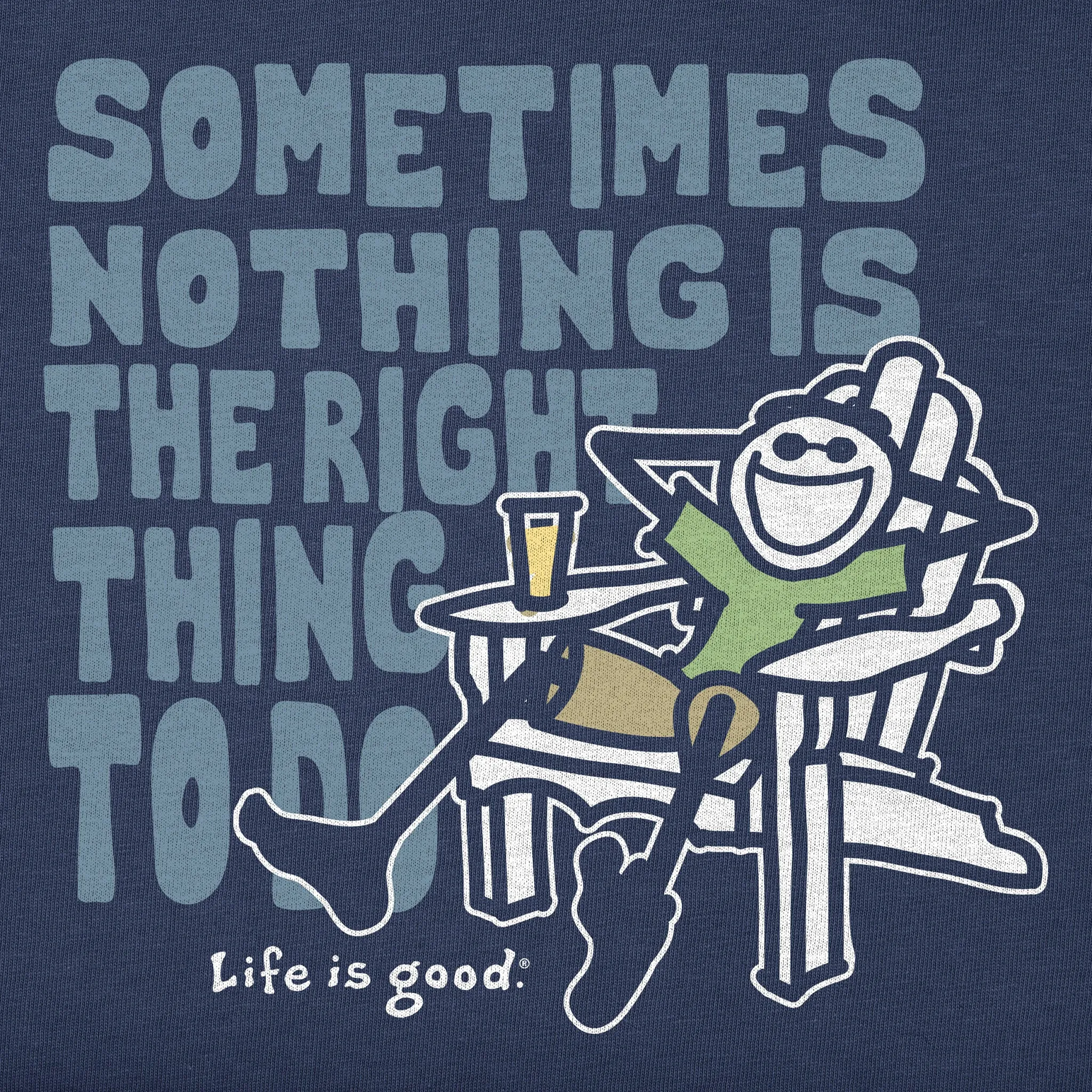Men's Right Thing To Do Jake Short Sleeve Crusher Tee Life is Good