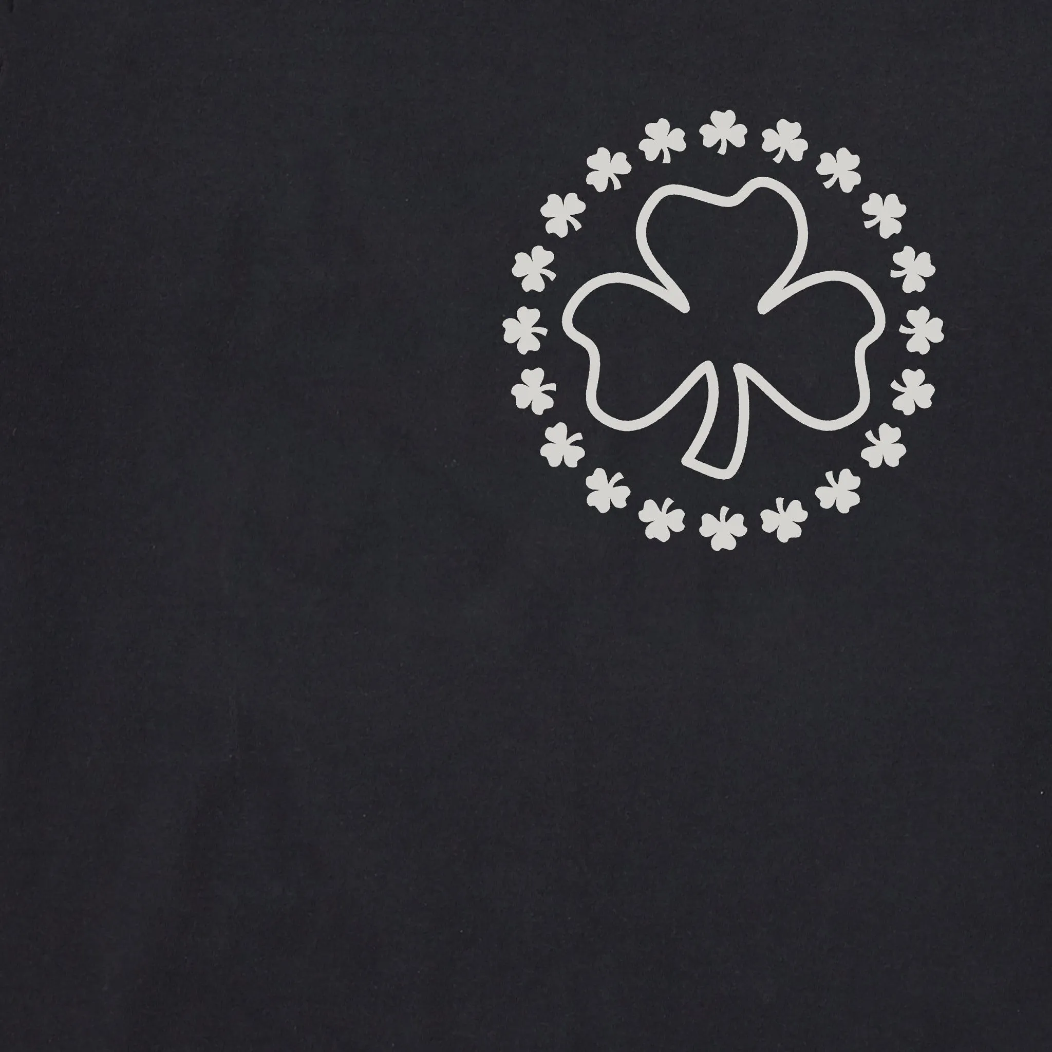 Men's Shamrock Mandala Short Sleeve Crusher Tee Life is Good