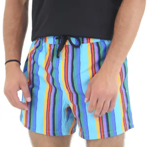 Men's Striped Swim Short,Multi