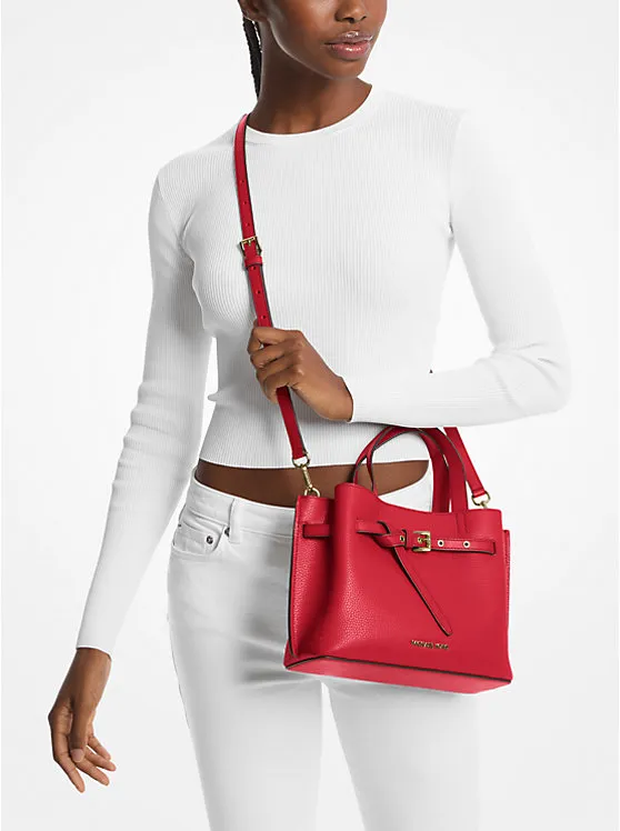 Michael Kors Emilia Small Pebbled Leather Satchel - Women
