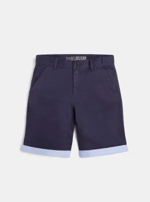 Navy Chino Shorts (7-16) Guess
