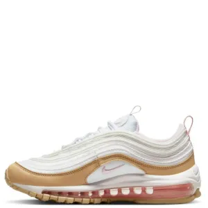 Nike Air Max 97 Summit White/Pink Foam-Sesame  921522-113 Grade-School