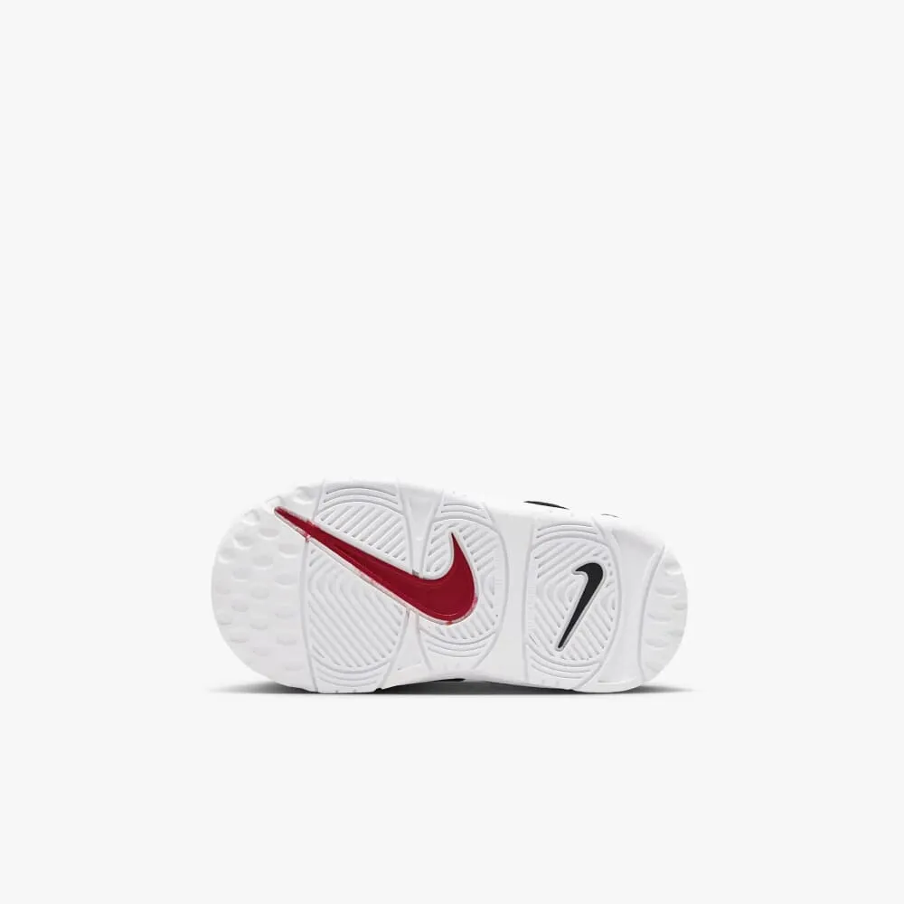 Nike Air More Uptempo Black/White-University Red  FB1345-001 Toddler