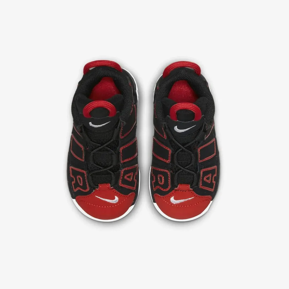 Nike Air More Uptempo Black/White-University Red  FB1345-001 Toddler
